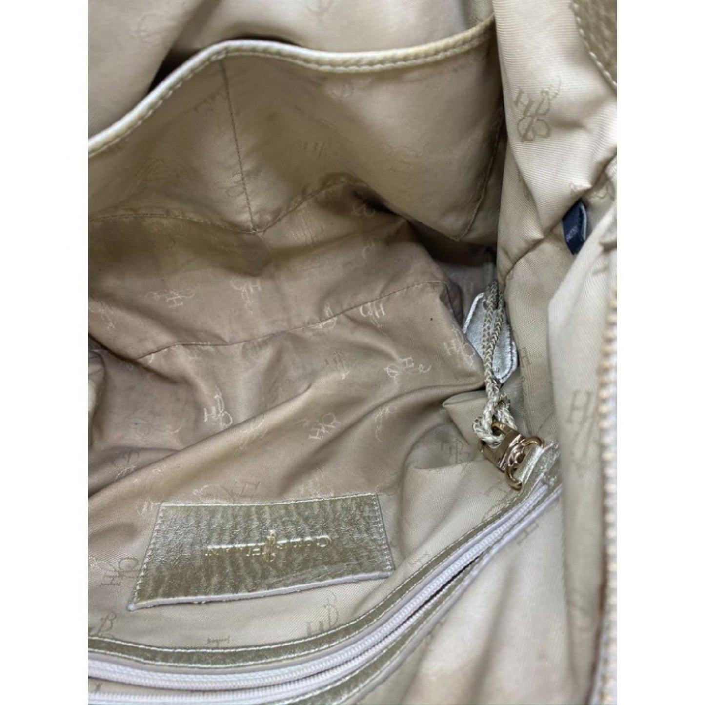 COLE HAAN Tote Bag Gold Customized w Graffiti