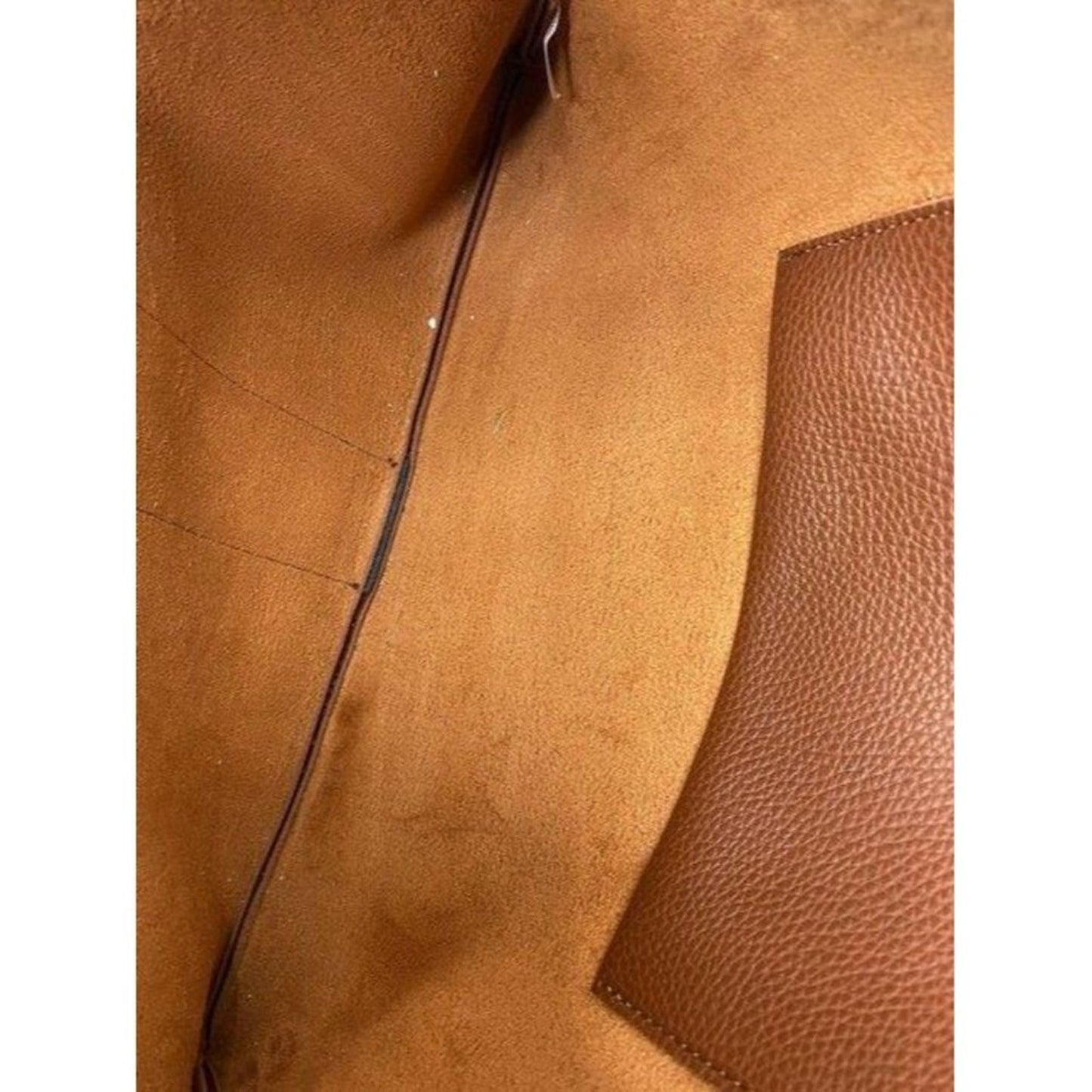 Vince Camuto msrp bronze leather shoulder bag