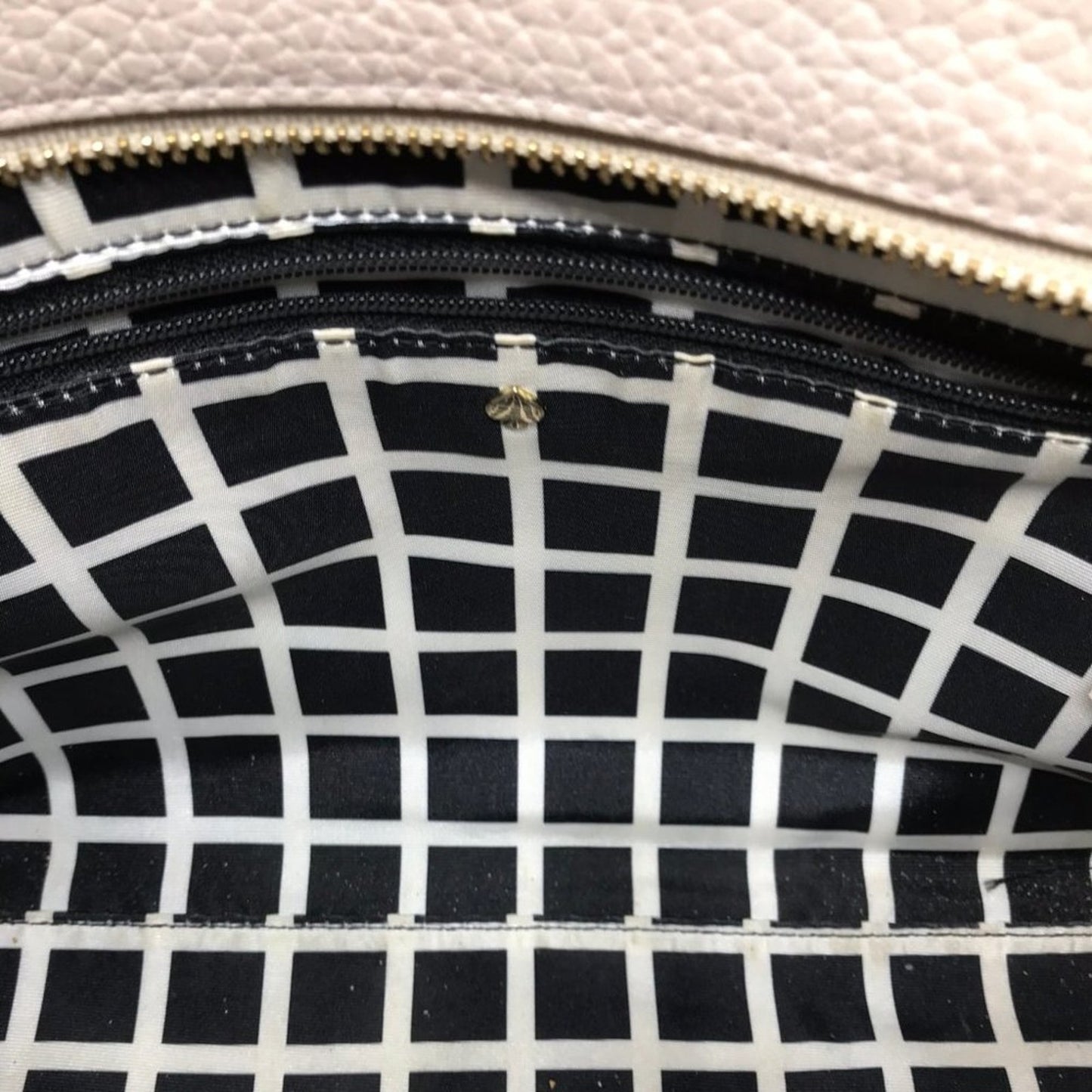 Kate Spade Tan Grain Leather Shoulder Bag