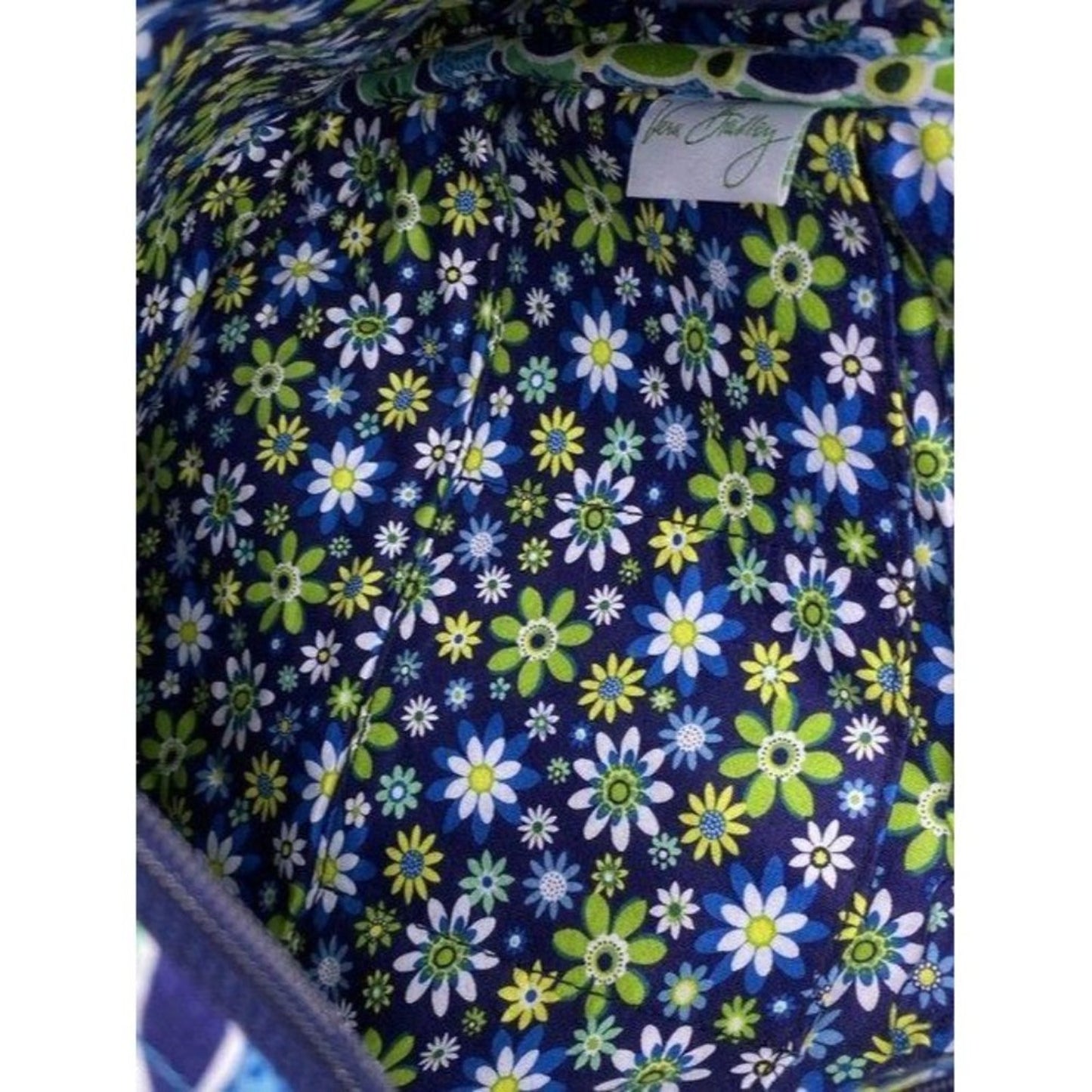 Vera Bradley Msrp Green Blue Cross Body Bag
