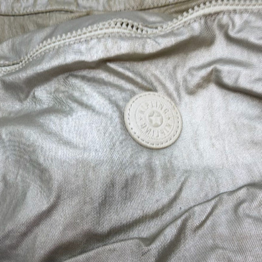 Kipling Multi-Pocket Gold Nylon Shoulder Bag