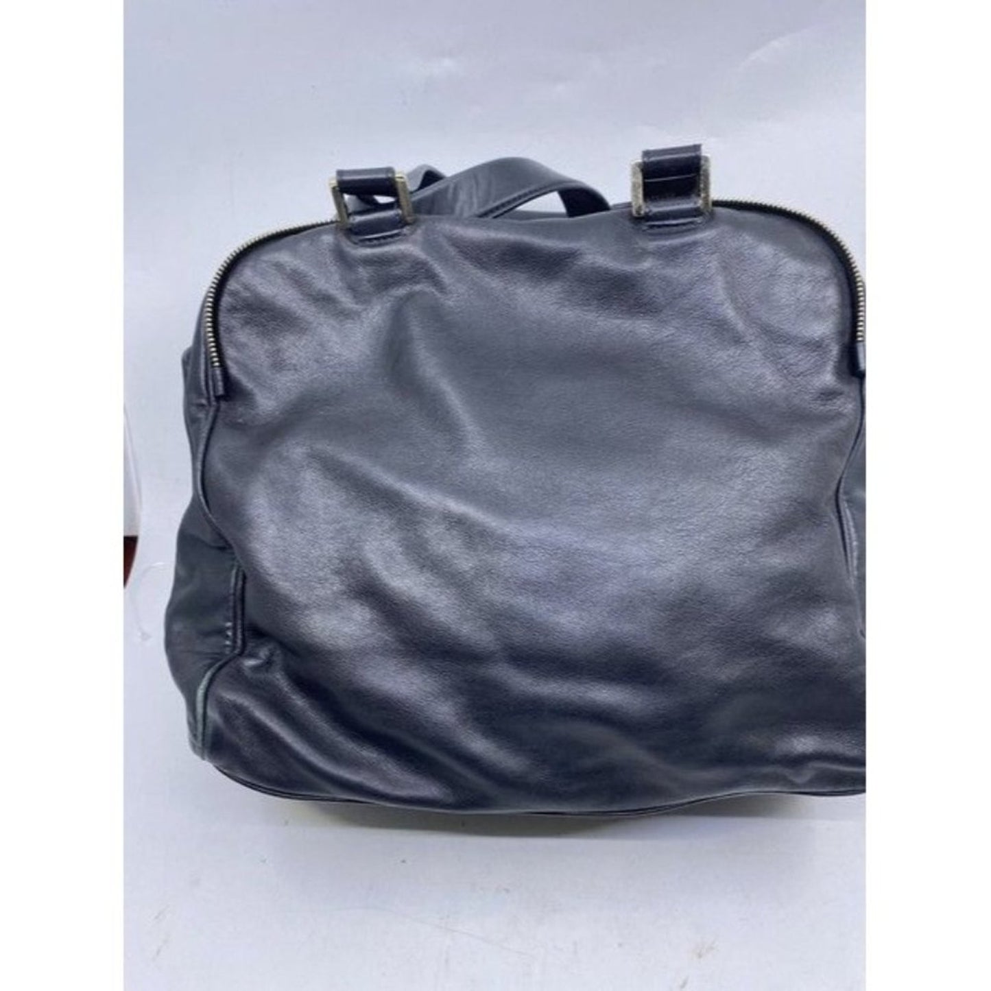 Jimmy Choo Justine Handbag Black Leather Shoulder Bag