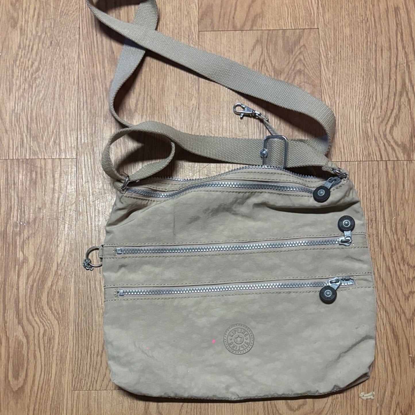 Kipling Beige Messenger Bag