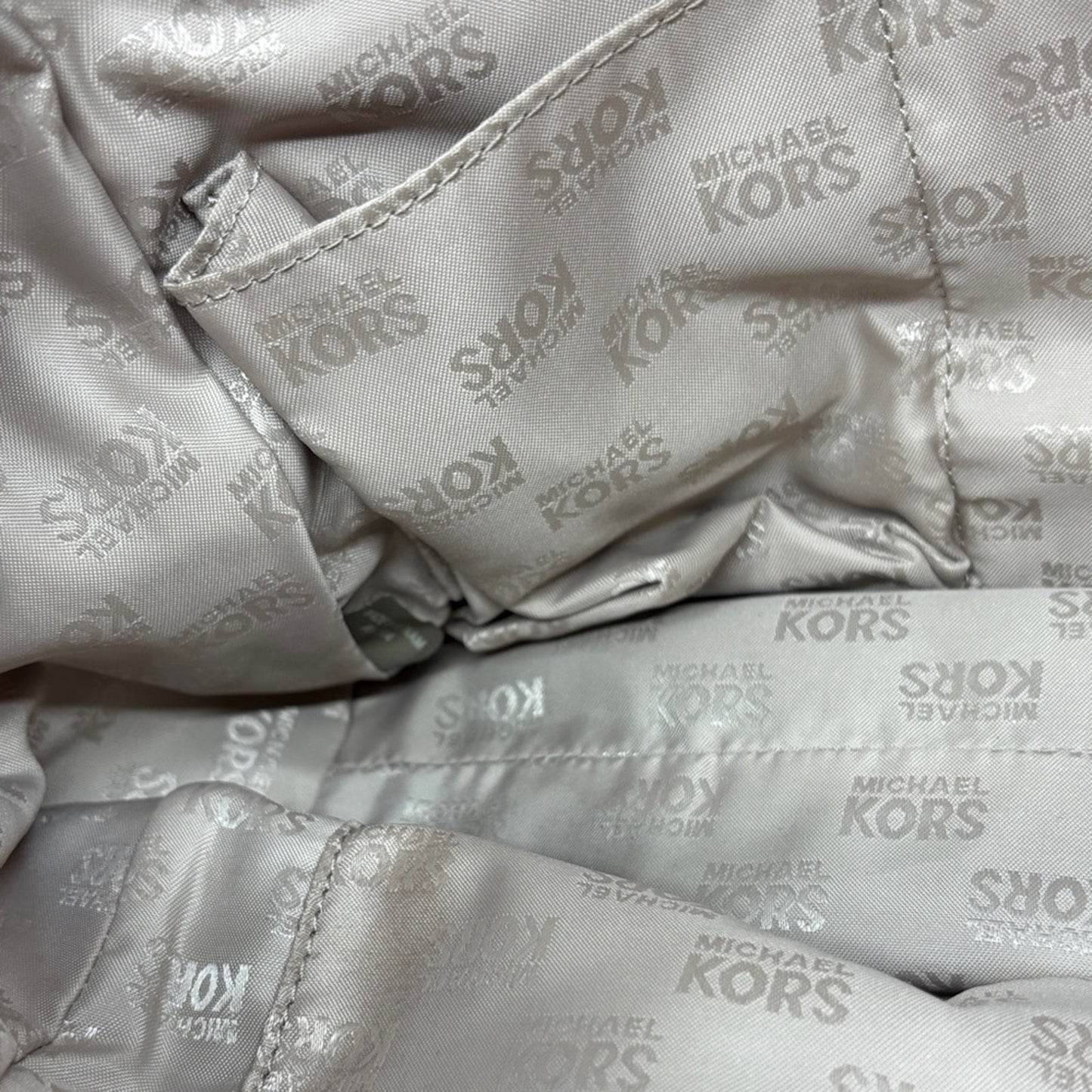 Michael Kors Dark Brown Monogram Shoulder Bag