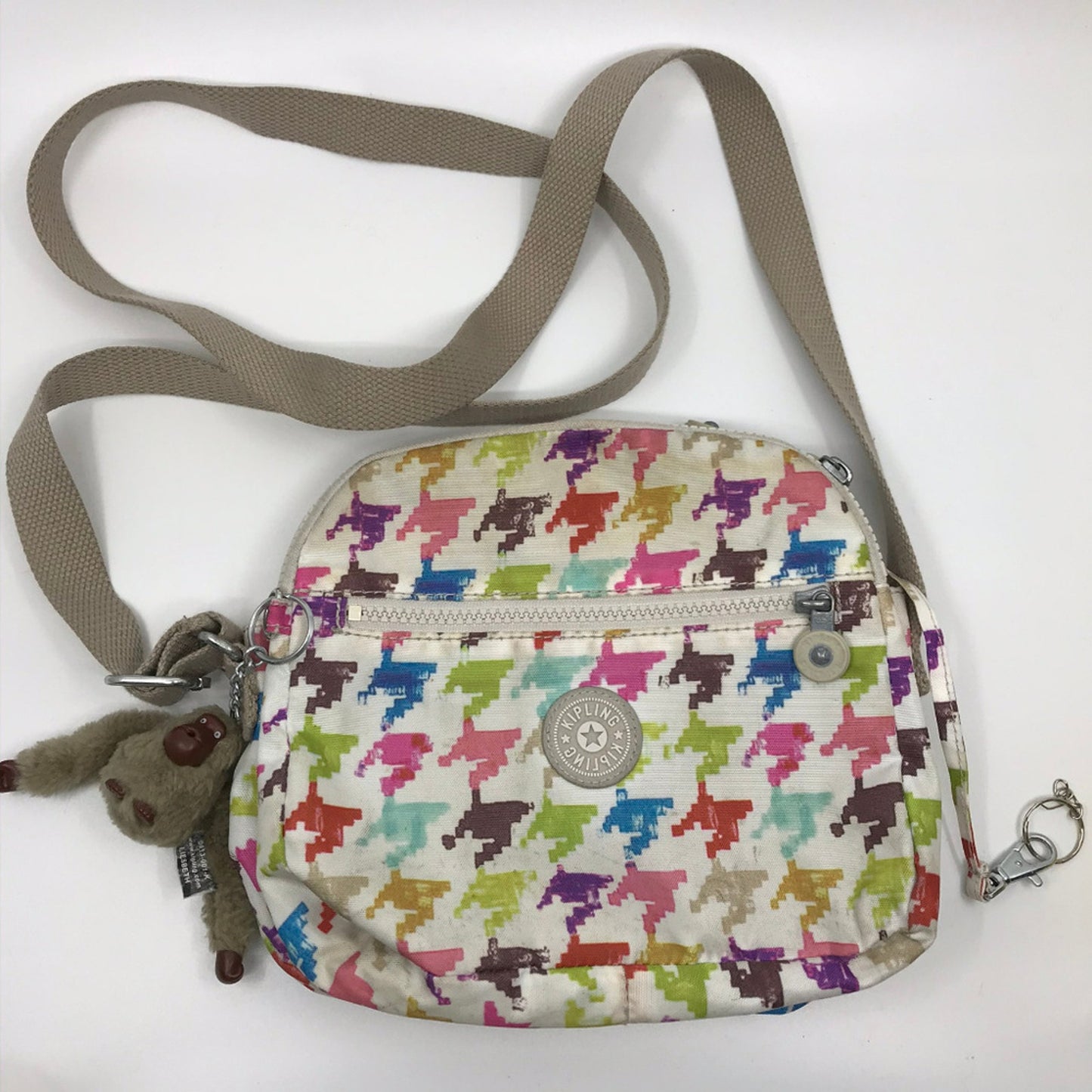 Kipling Multi Color Nylon Cross Body Bag