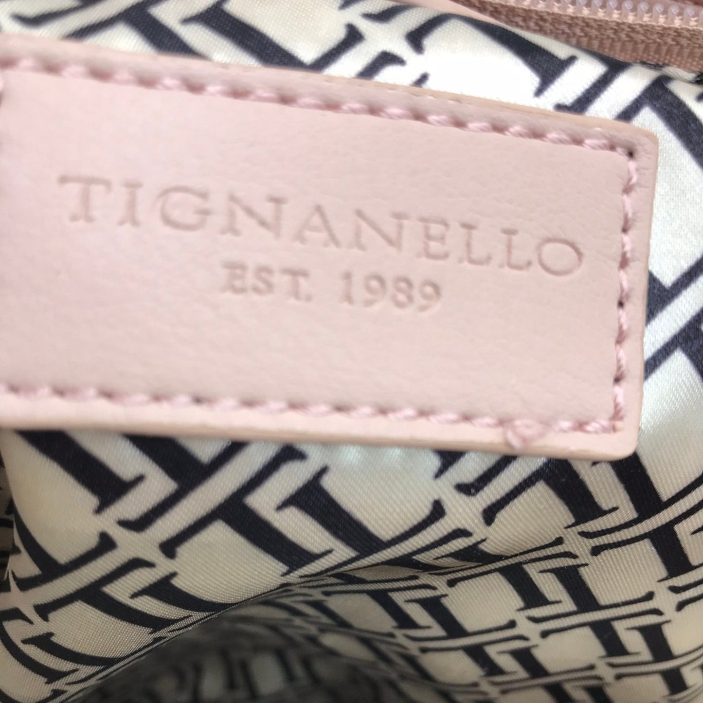 Tignanello Cream Leather Handbag MSRP $170
