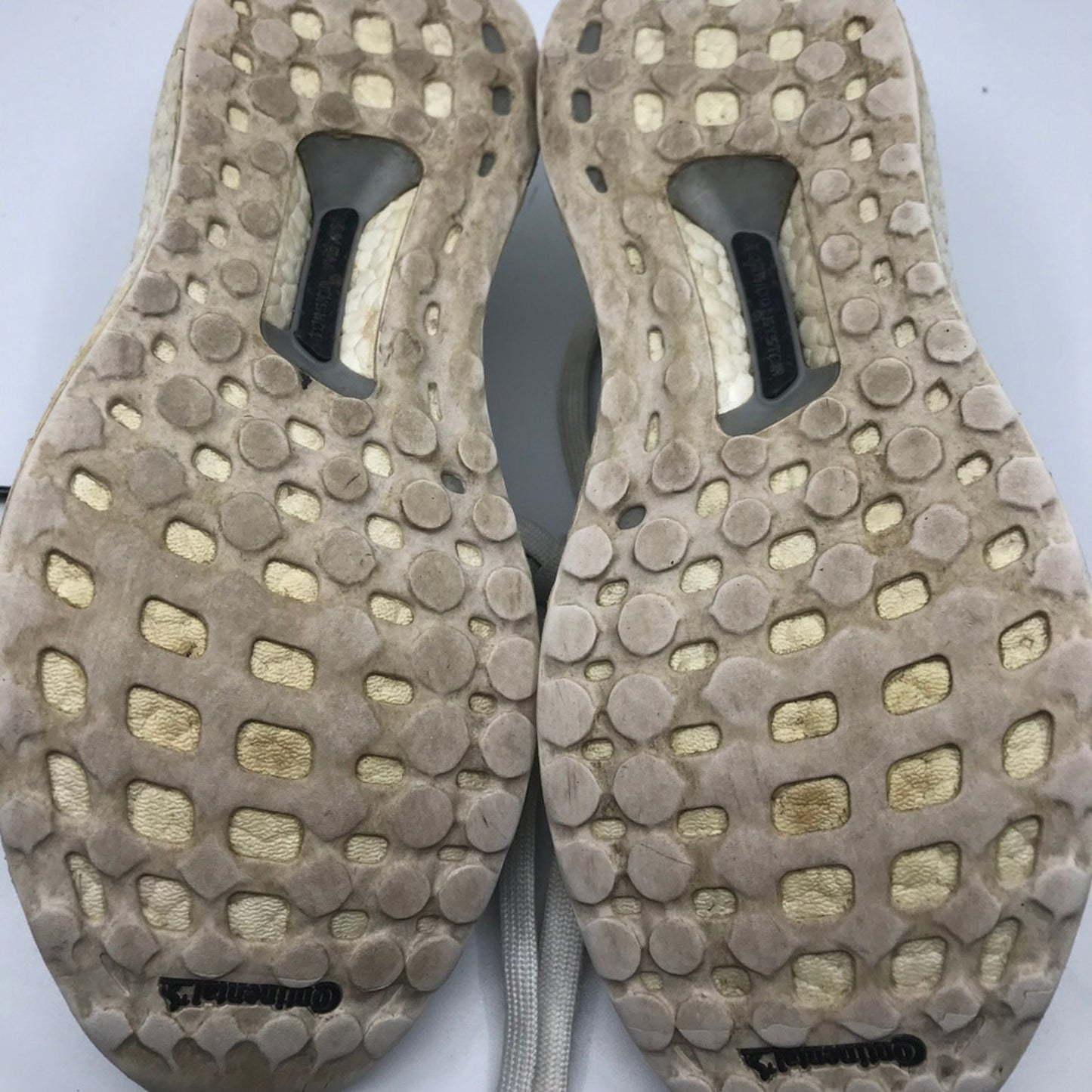 Adidas Ultra Boost Gray White Sneakers Size 6F/5M