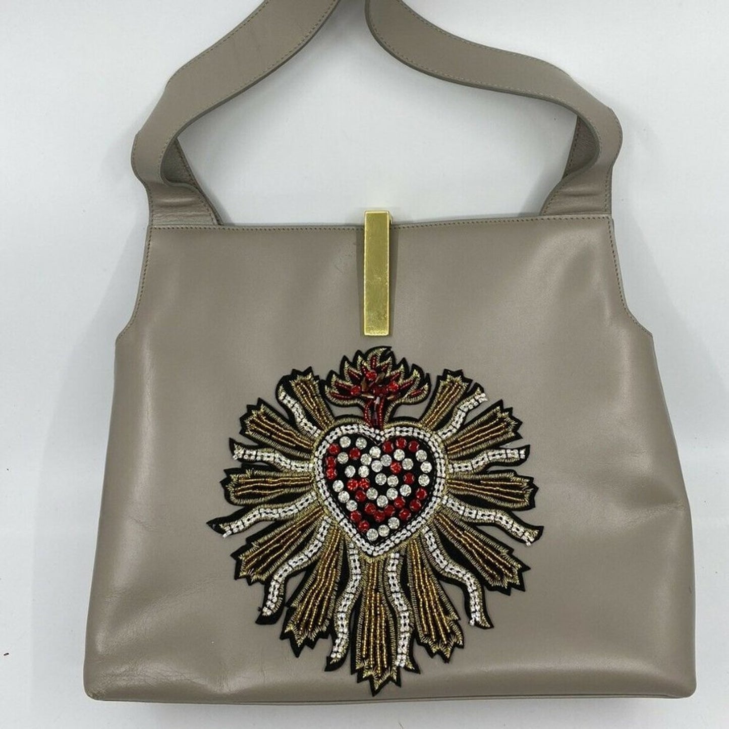 GUCCI Vintage Leather Shoulder bag Customized W/ D