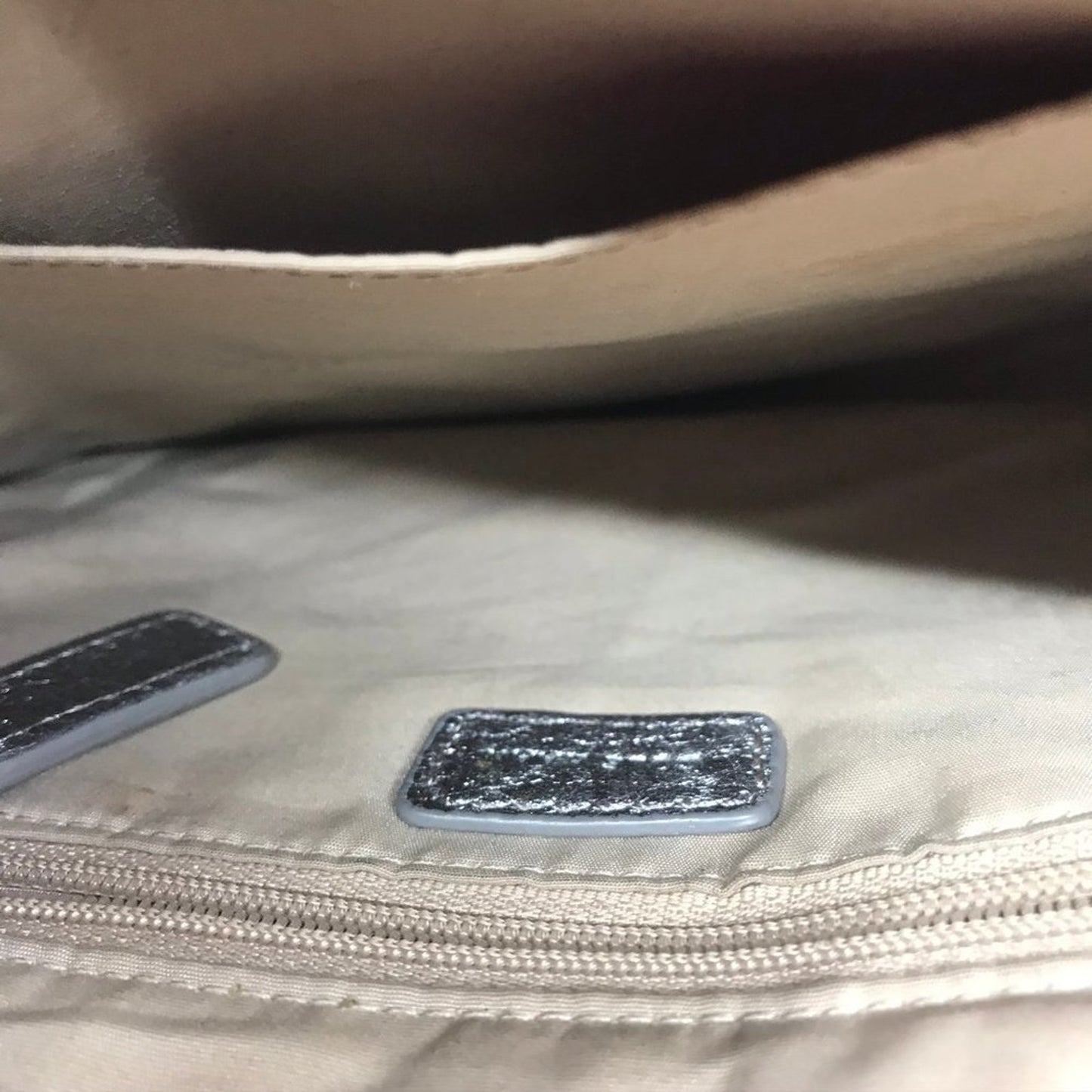 Cole Haan Gray Leather Crossbody Bag