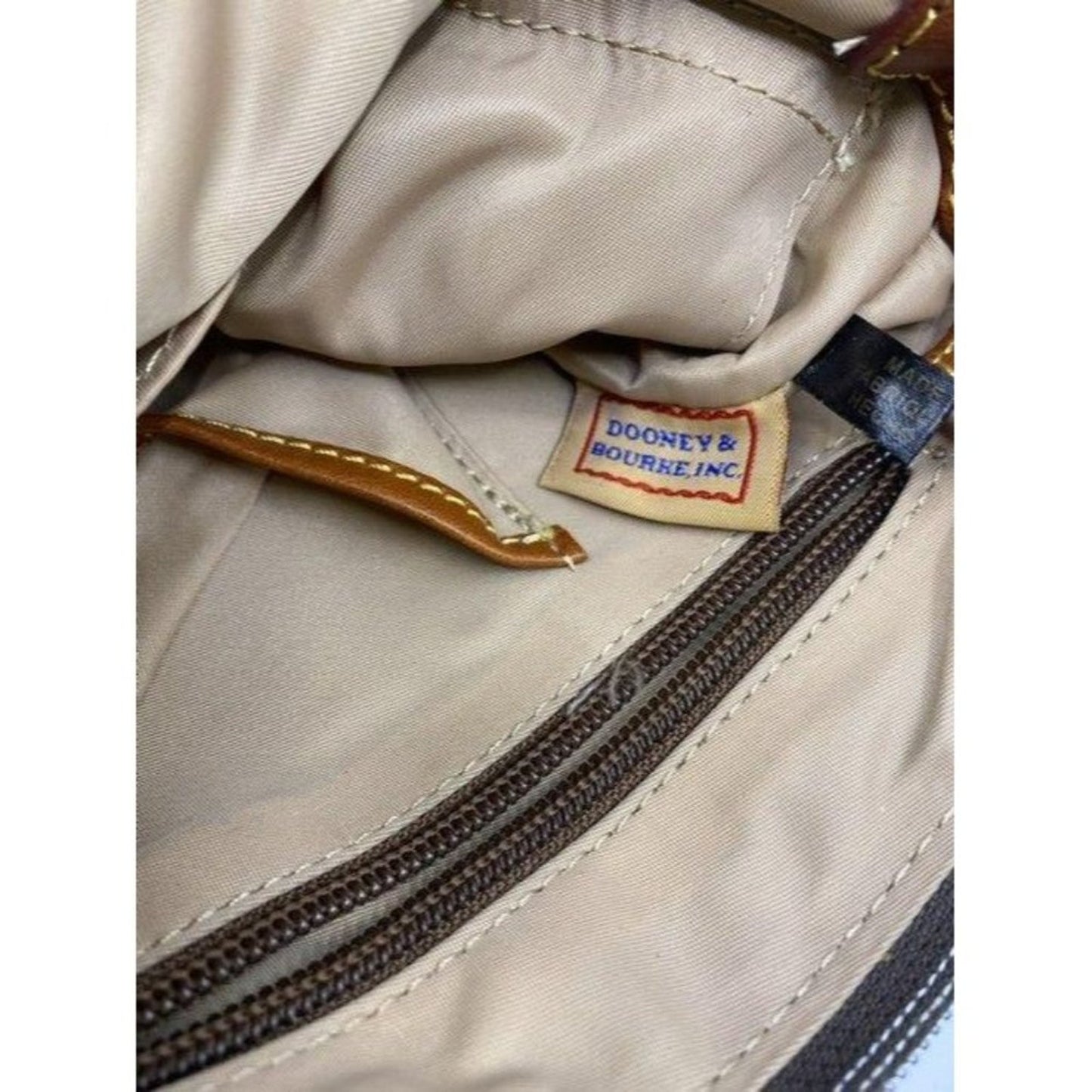dooney and bourke small brown cross body bag
