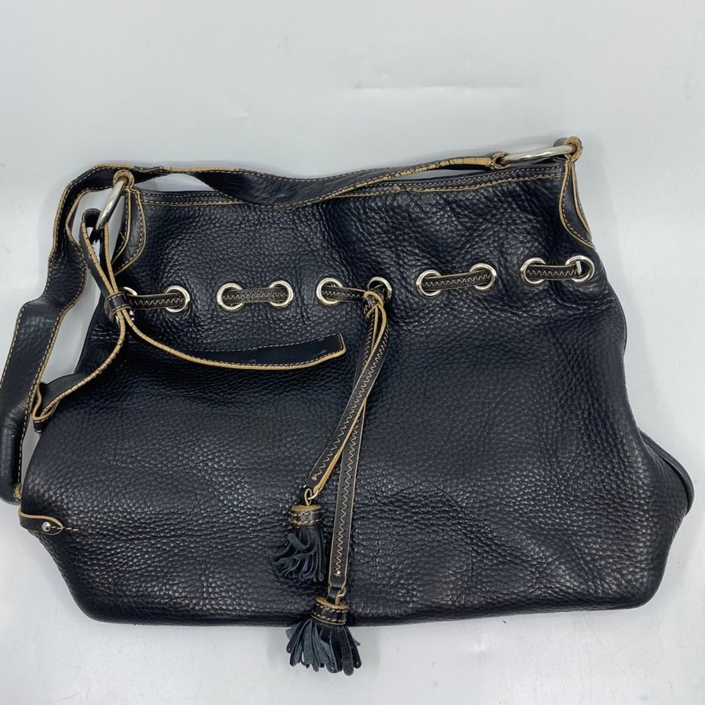 Cole Haan Black Leather Crossbody Bag