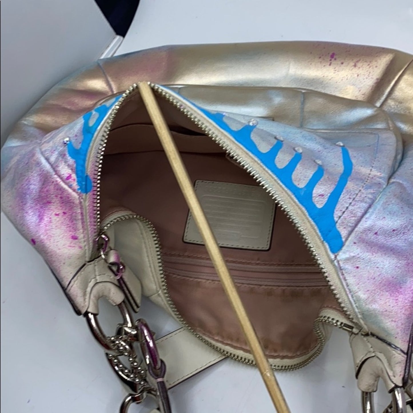 Coach Leather Crossbody Multicolor Customized