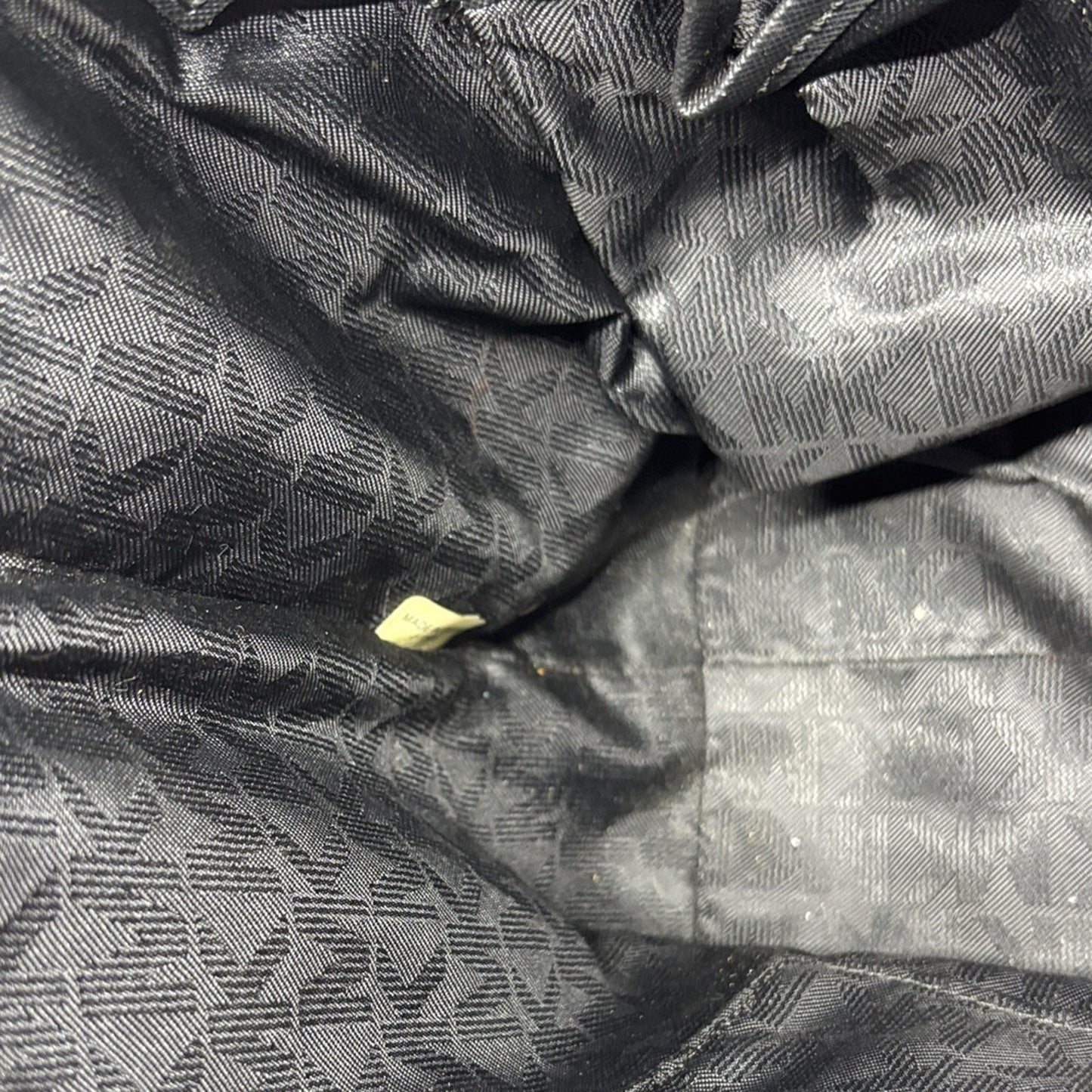 Michael Kors Black Tote with Gold Accents