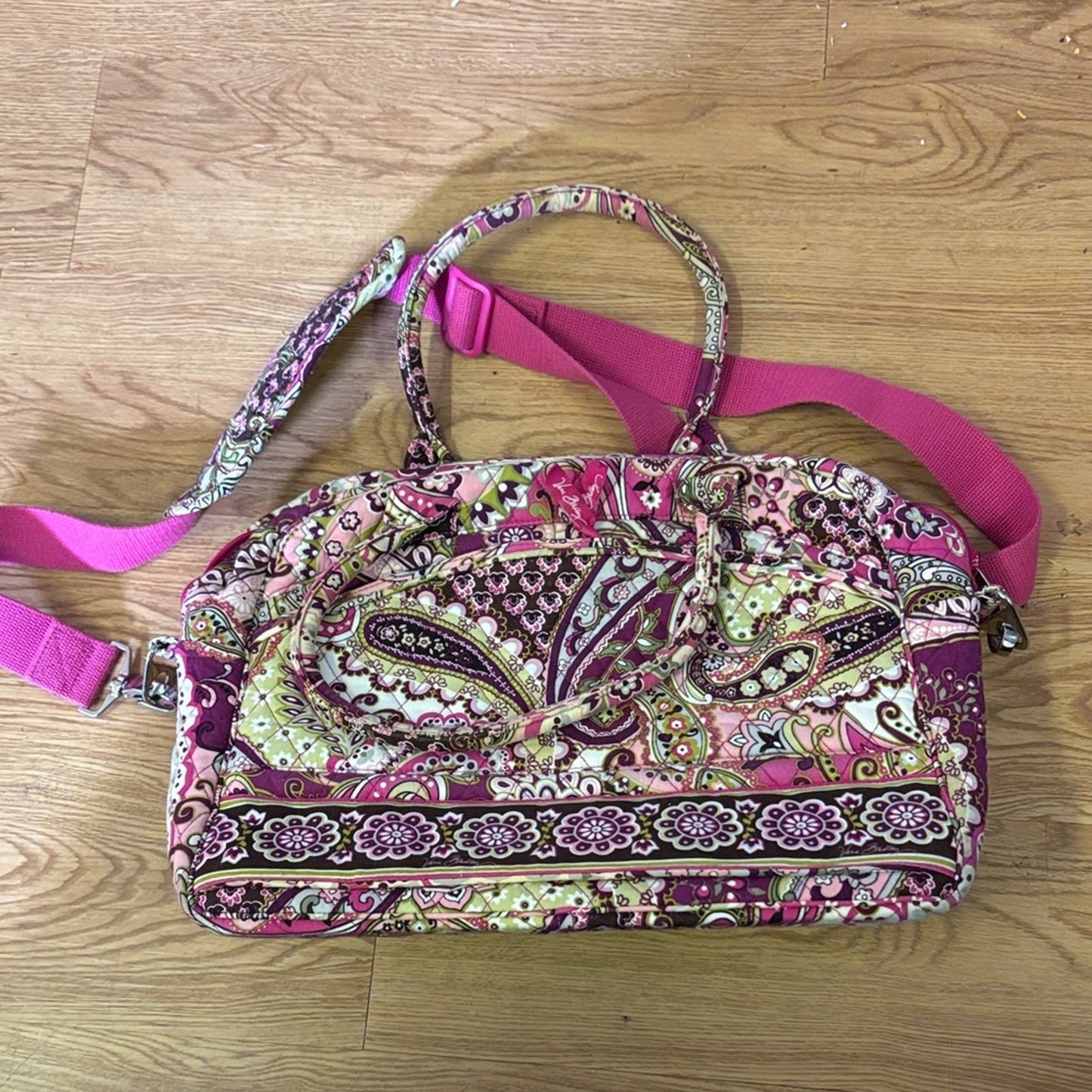 Vera Bradley Multicolor Paisley Travel Bag