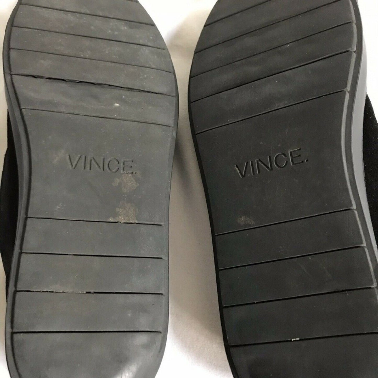 Vince Black Suede Loafers Size 9