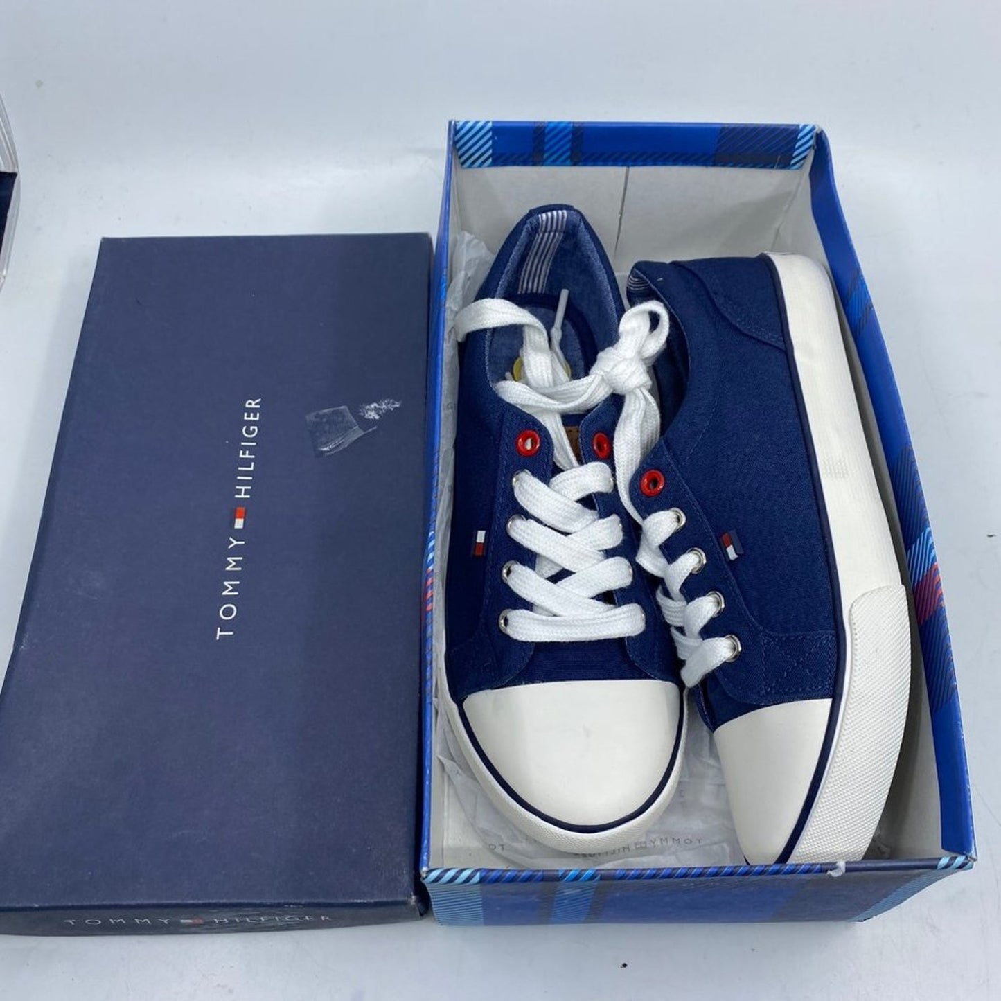 Tommy Hilfiger Blue Cormac Lace Up Sneakers
