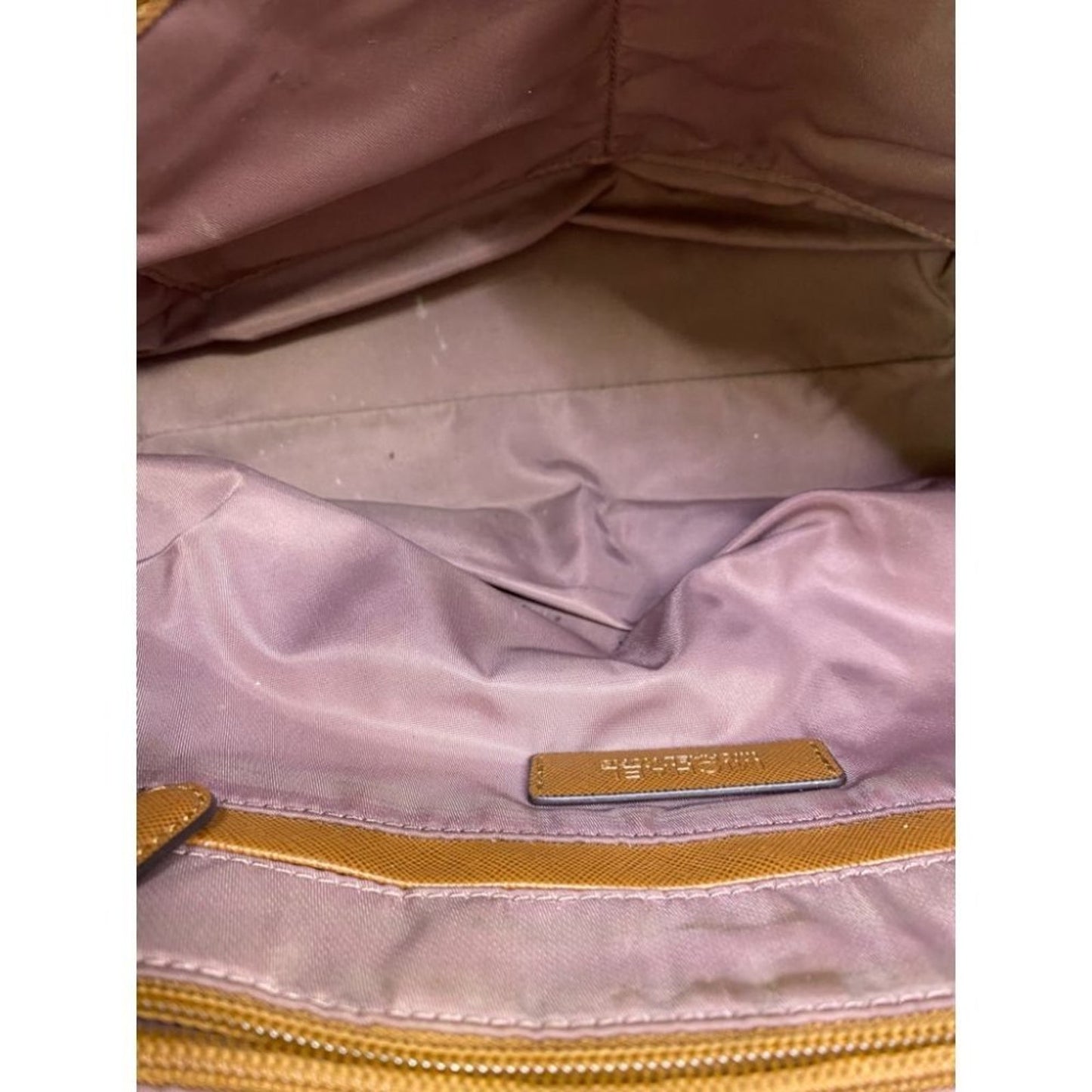 Michael Kors Purple Nylon Tote Bag
