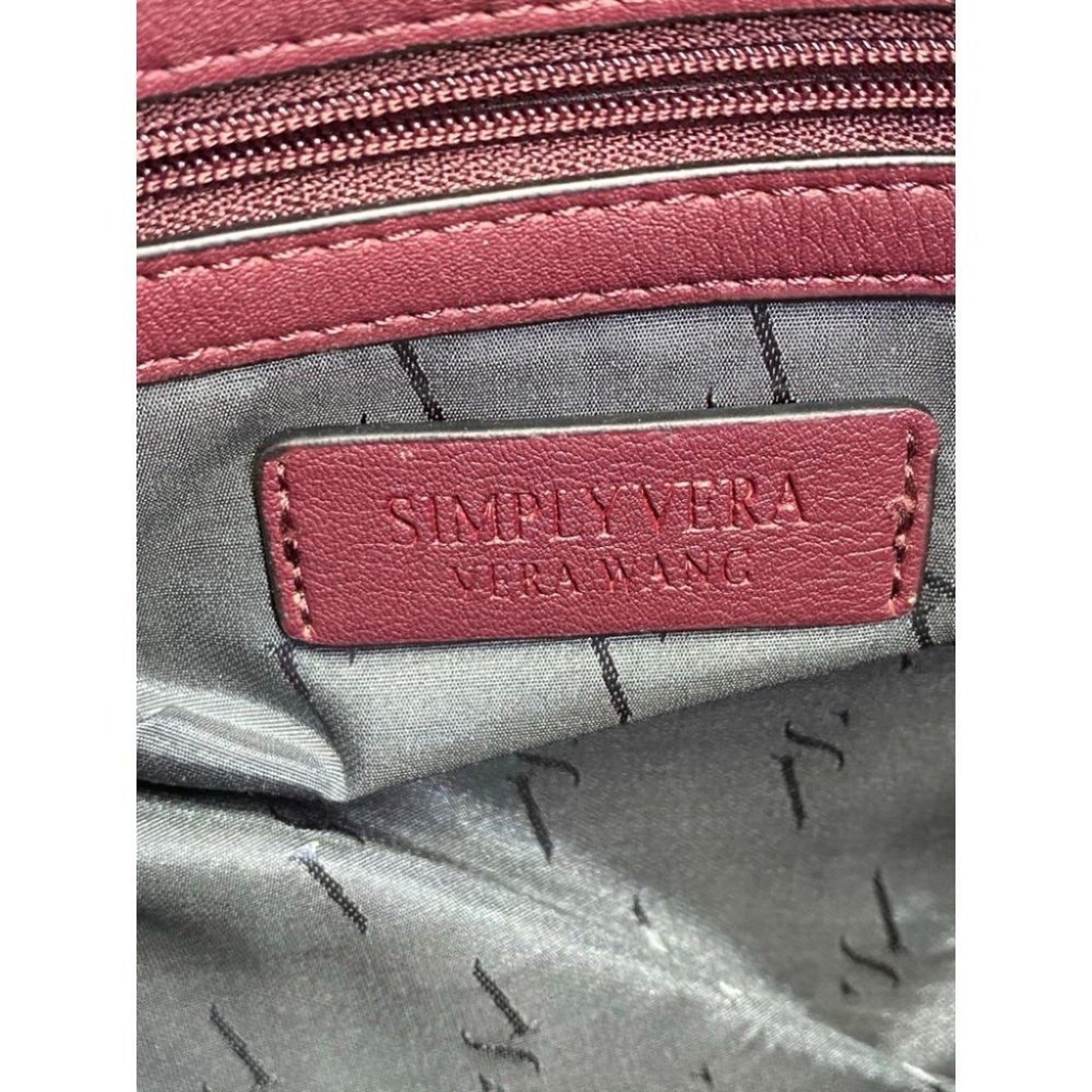 Simply Vera Vera Wang Red Medium Crossbody Bag