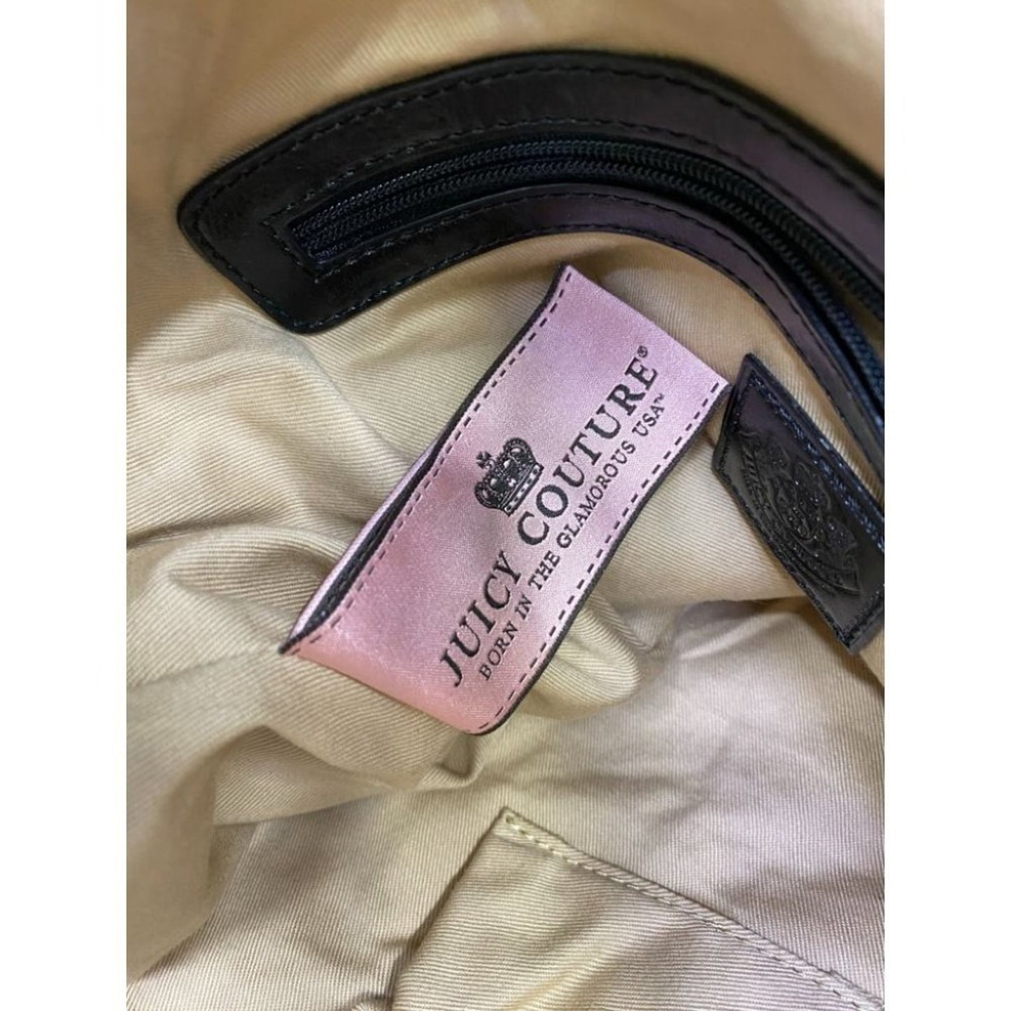 Juicy Couture Black Large Nylon Tote Bag
