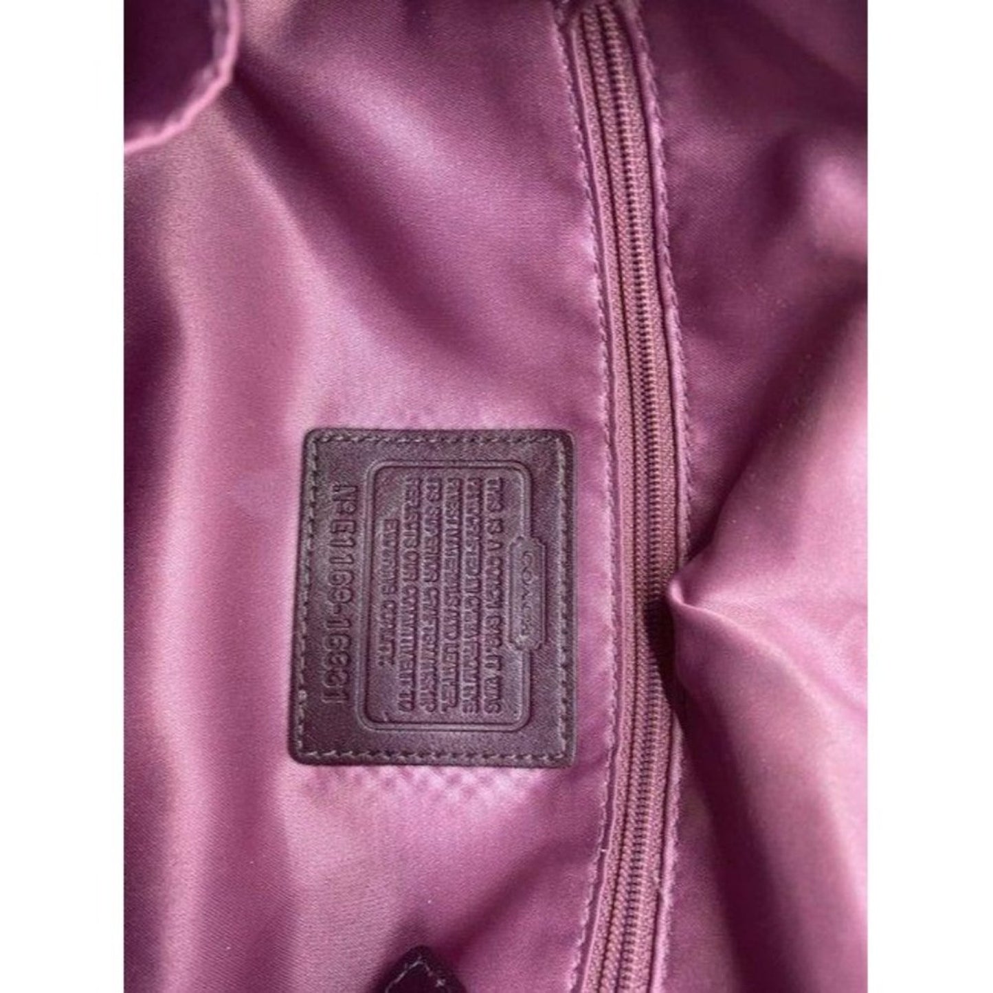 coach vintage rare brown leather cross body bag