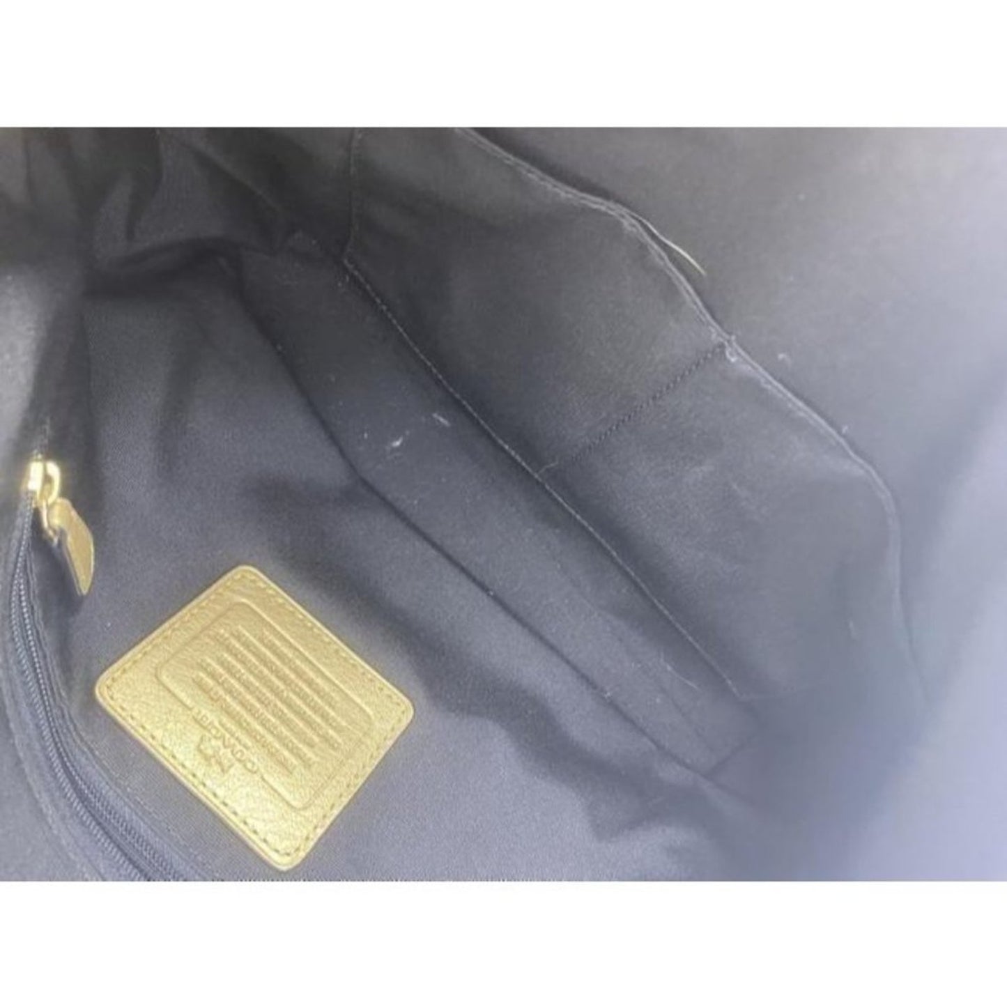 Coach w hand shoulder customized by me w applique
