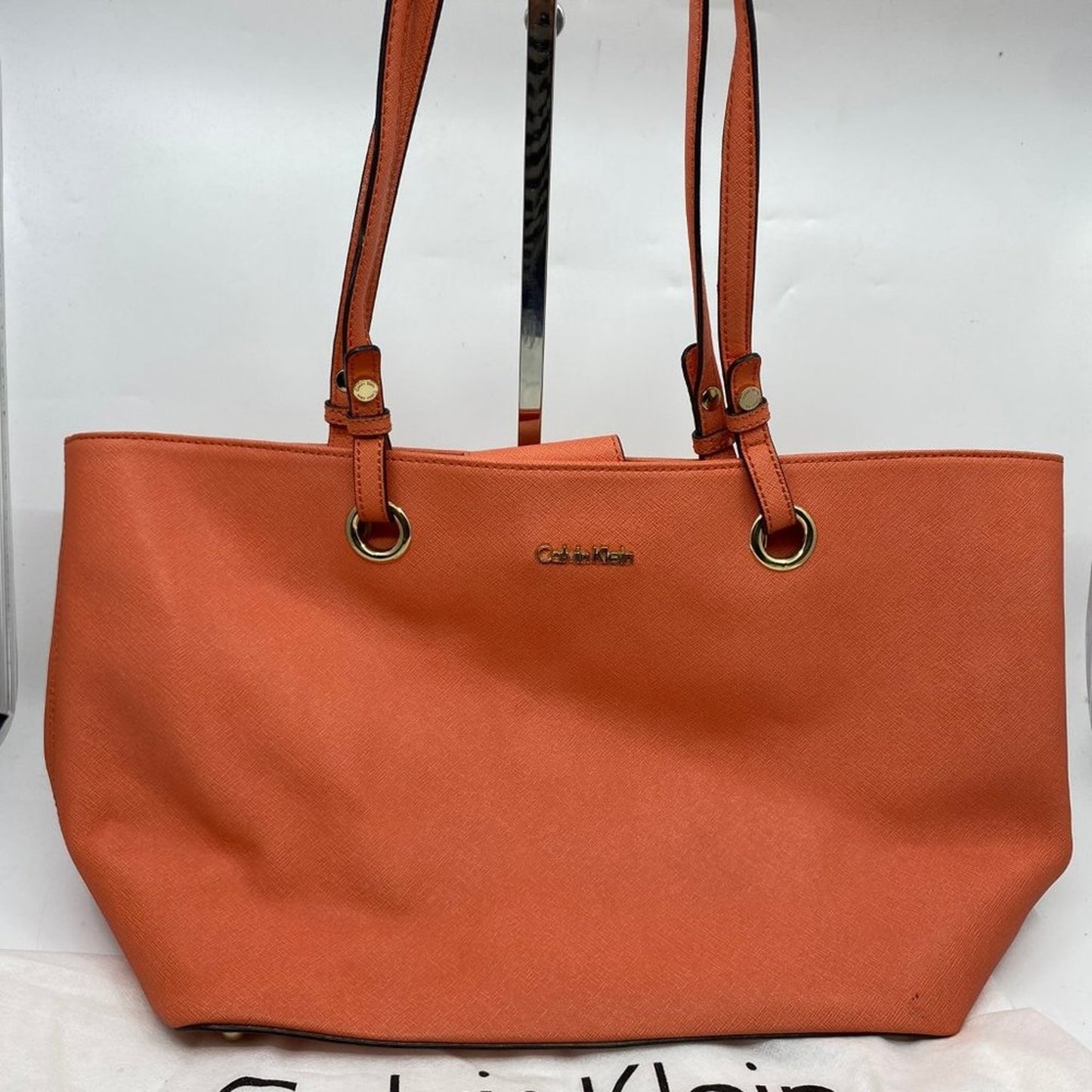 Calvin Klein Red Large Shopping Tote