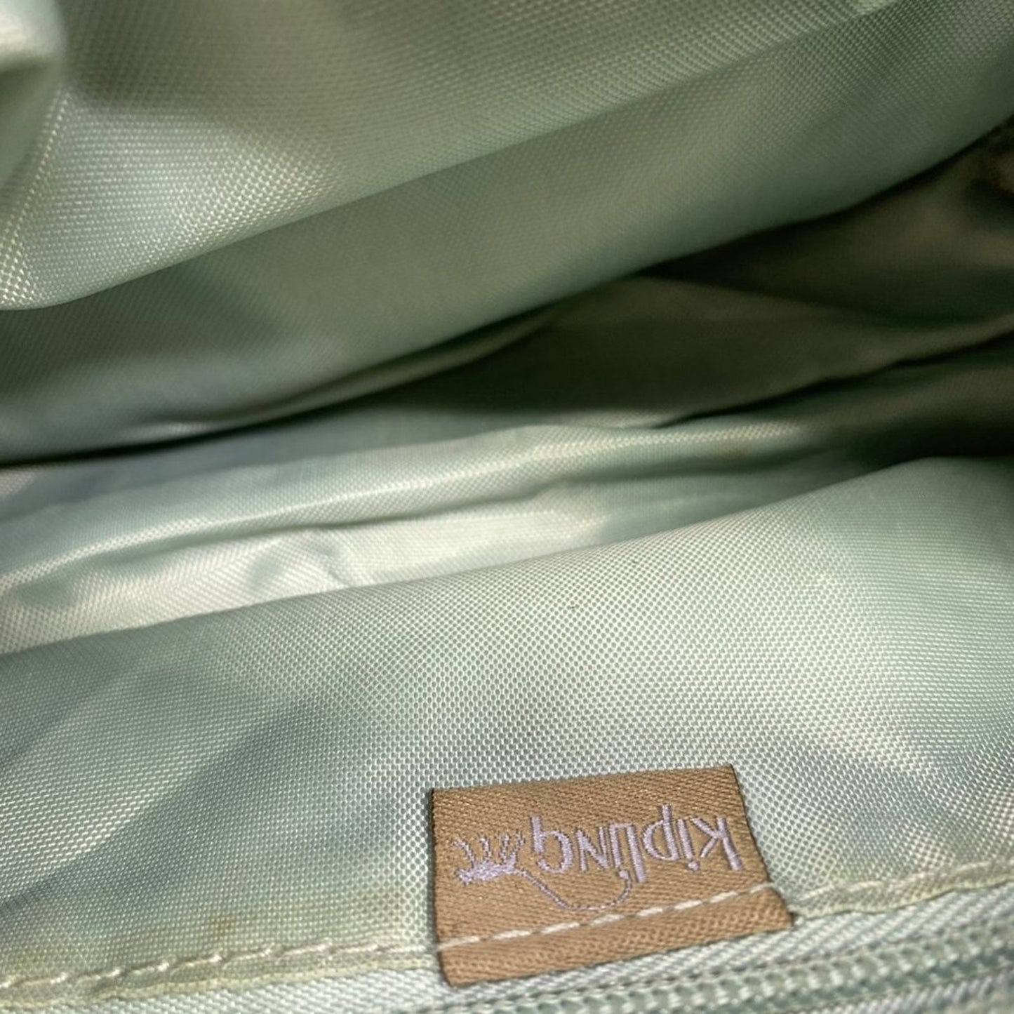 Kipling Golden Nylon Mini Crossbody Bag
