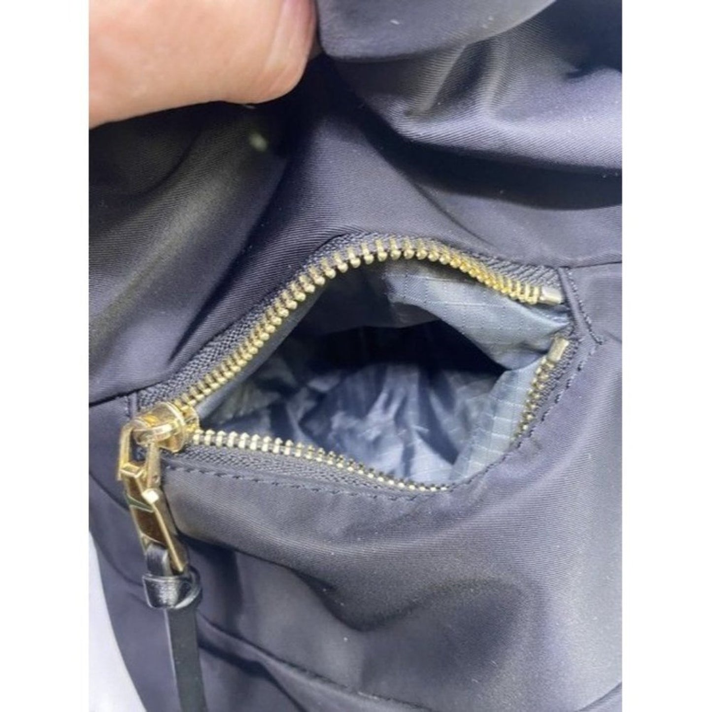 Light Weight Black Nylon Shoulder Bag