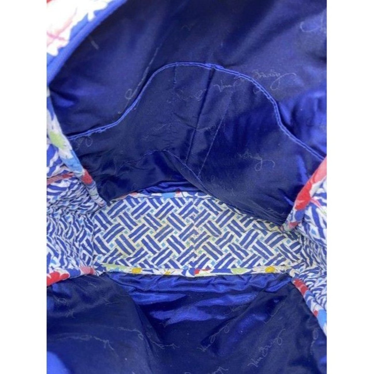 vera bradley floral quilted large multicolor backp