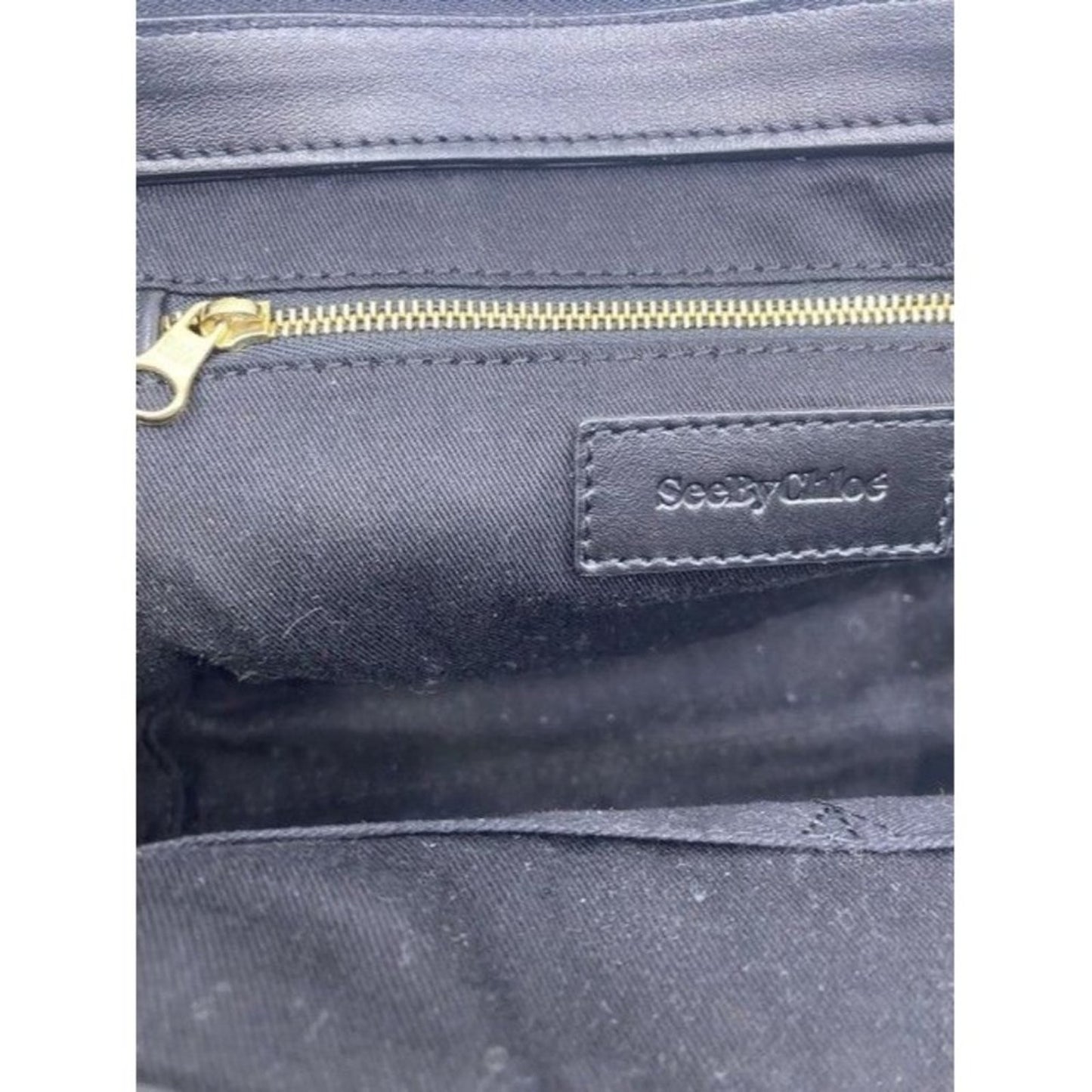 See By Chloe Iris Small Handbag Bliss And Black Leather Cross Body Bag