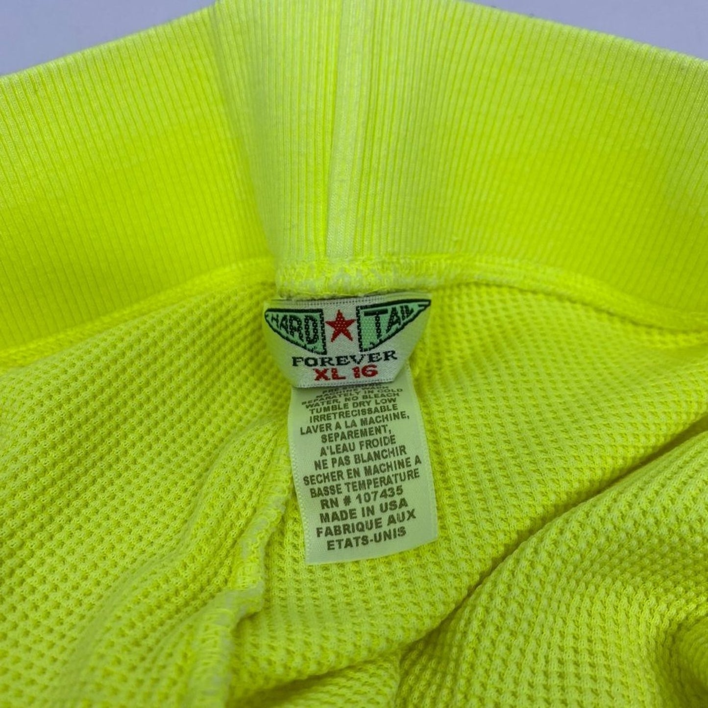 Hard Tail Neon Low Rise Terry Short Size XL