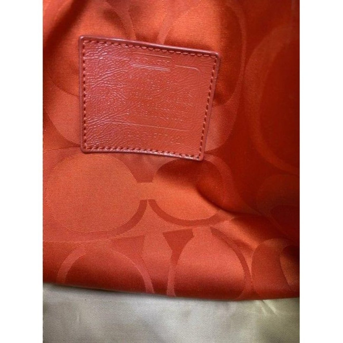 coach w w detachable specialty tie accent coral sh