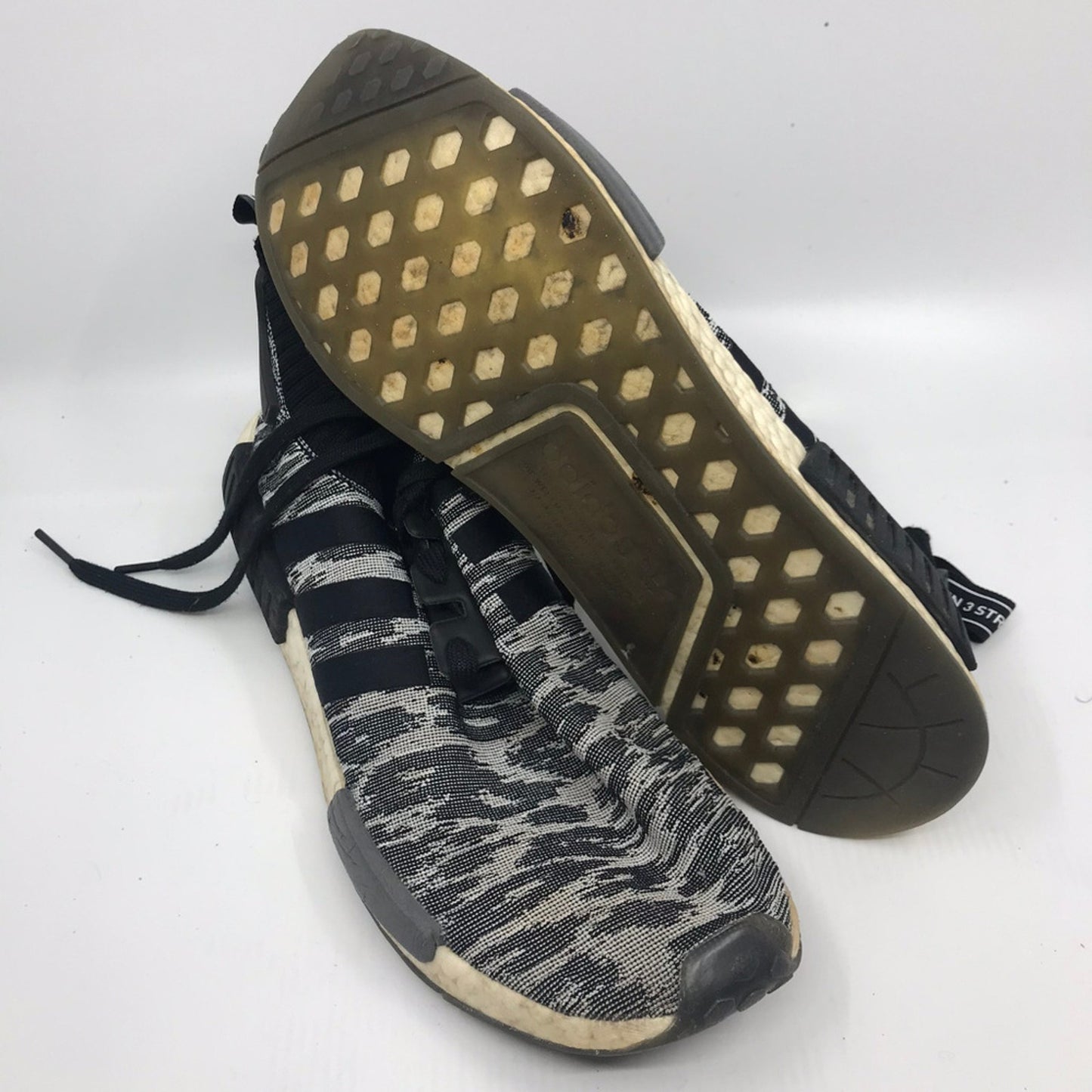 Adidas BOOST Gray White Sneakers Size: US 12