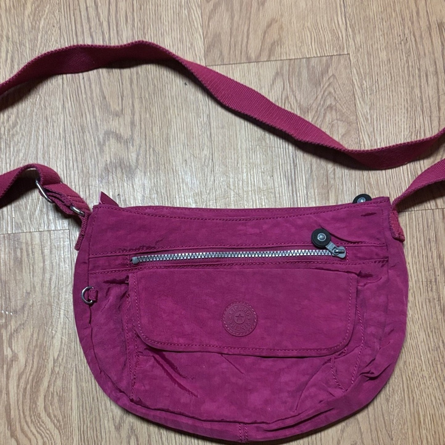 Kipling Fuchsia Crossbody Bag