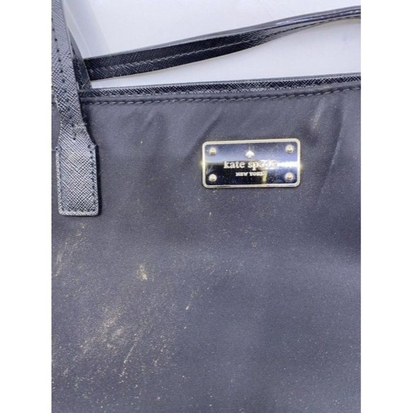 Kate Spade Customized By Me Black Fabric Shoulder Bag