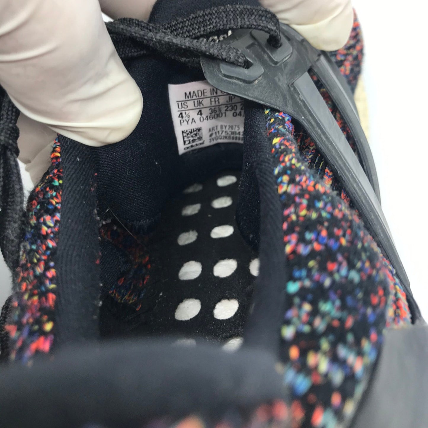 Adidas ULTRA BOOST Black Red Sneakers Size: US 4.5