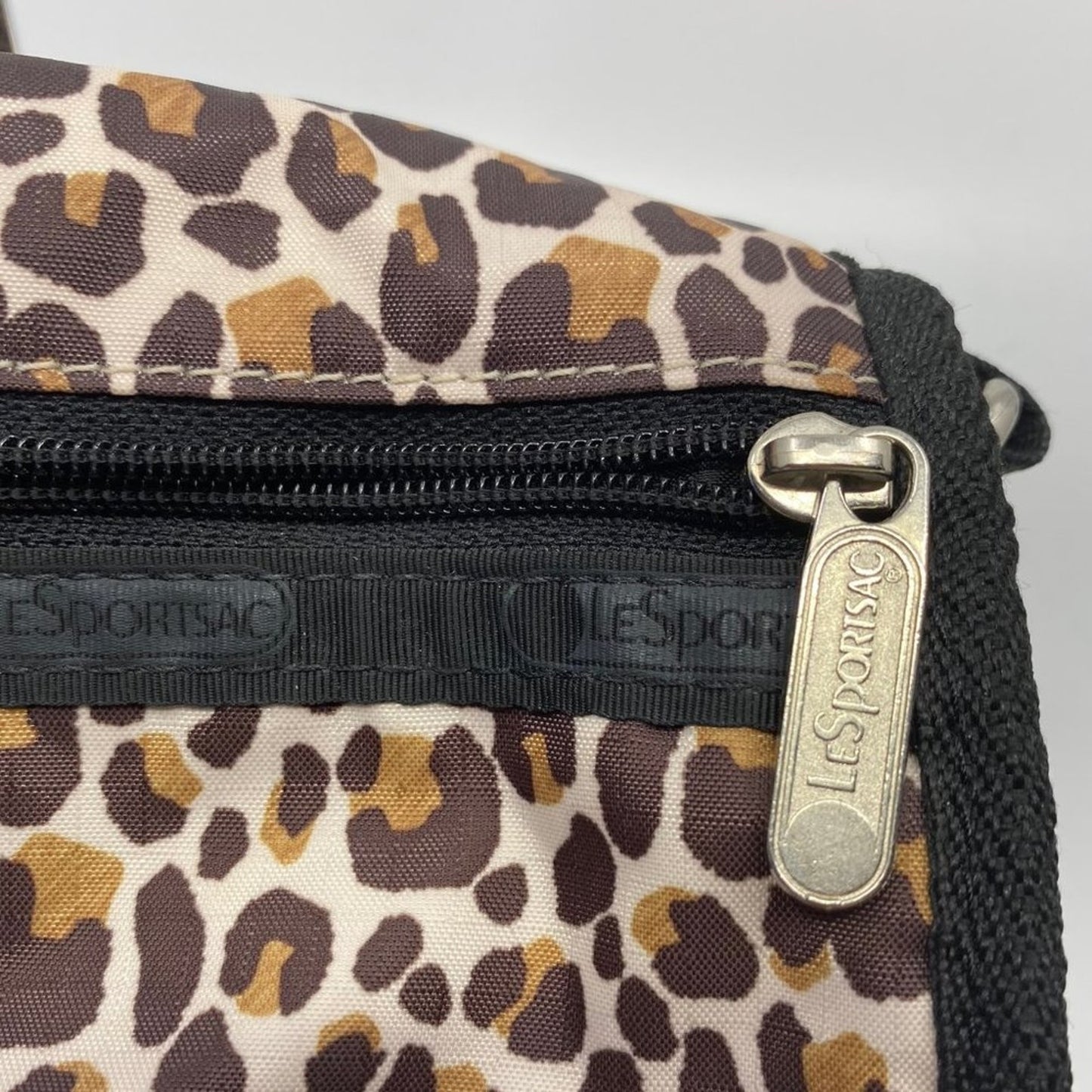 LeSportsac Leopard Fabric Long Strap Wristlet