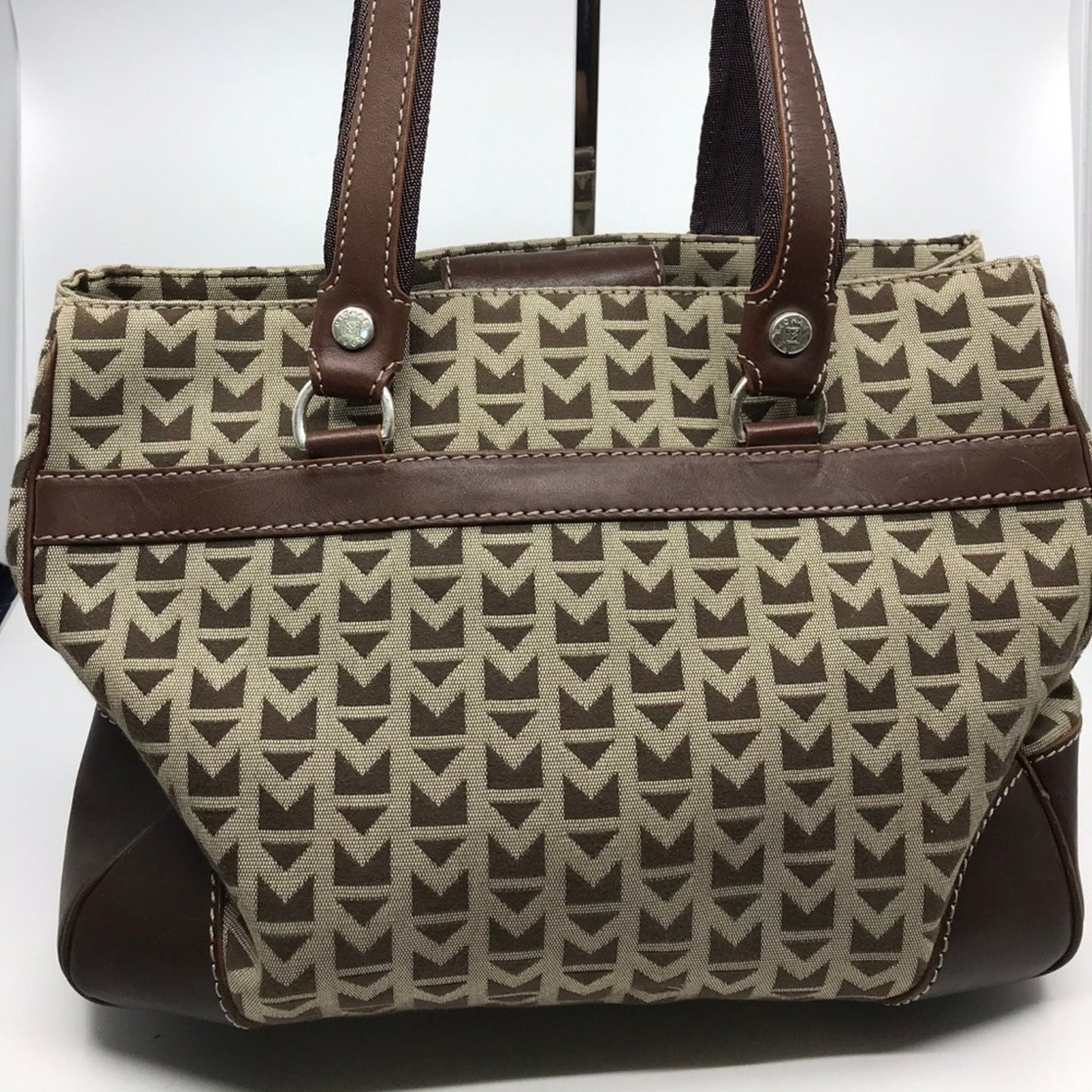 Michael Kors Large Jacquard Fabric Tote Bag