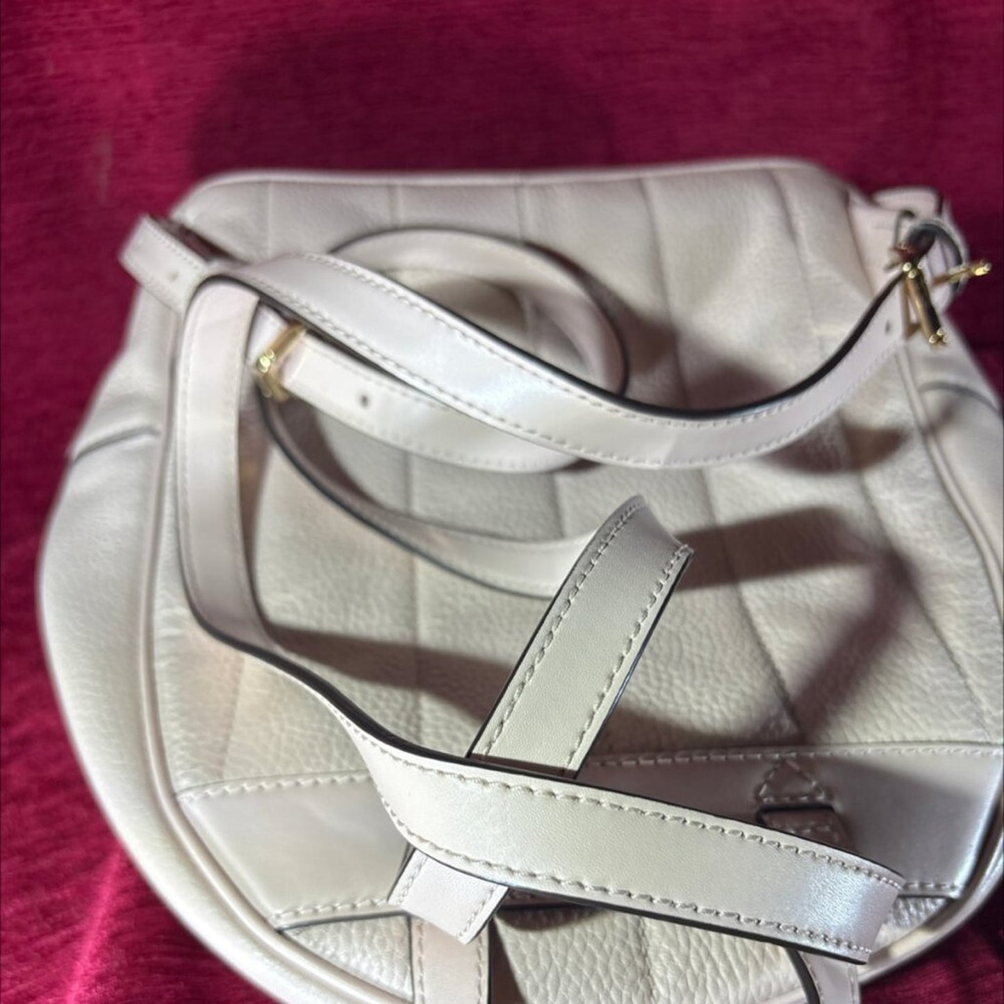 NWOT Michael Kors Abbey Backpack - Off-White