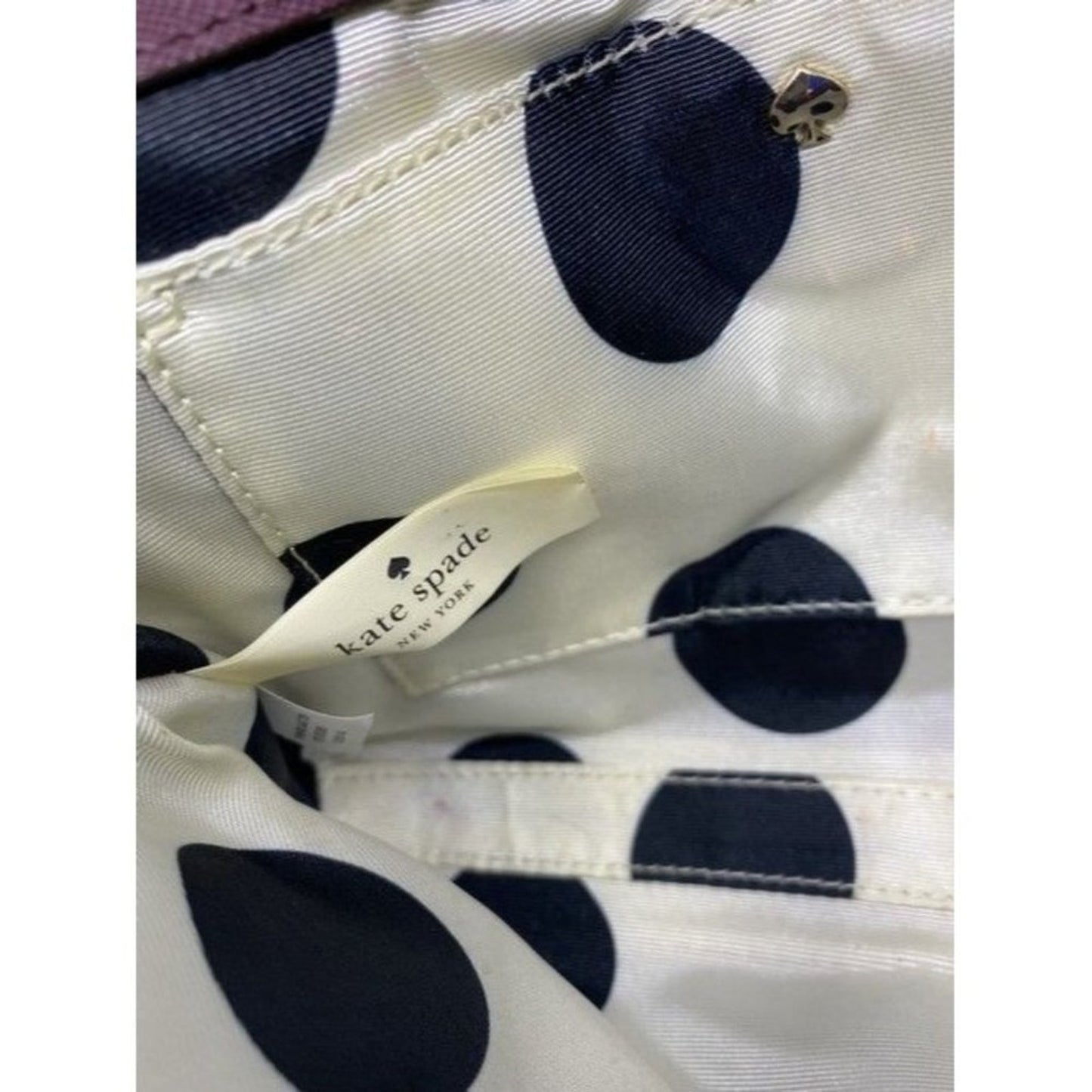 Kate Spade Cedar Street Monday Purple Leather Shoulder Bag