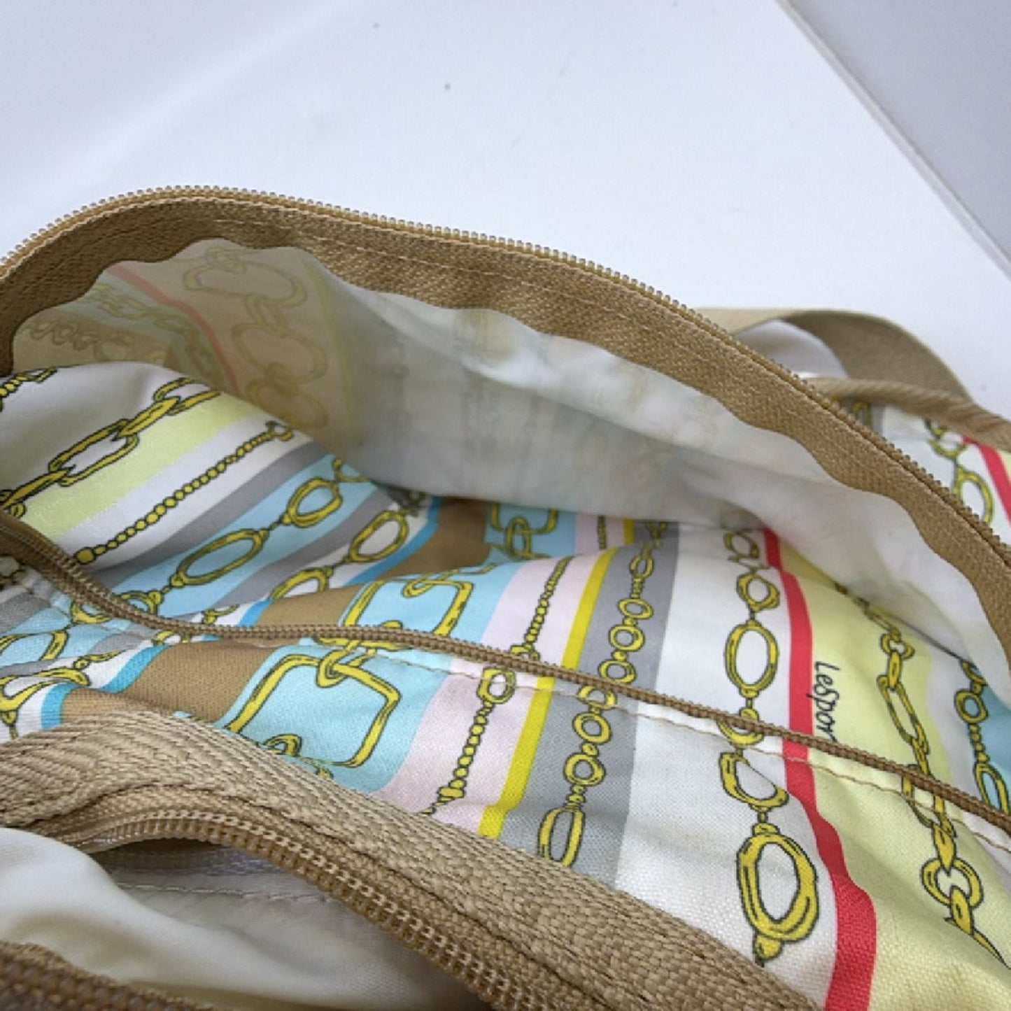 LeSportsac Beige Nylon Shoulder Bag