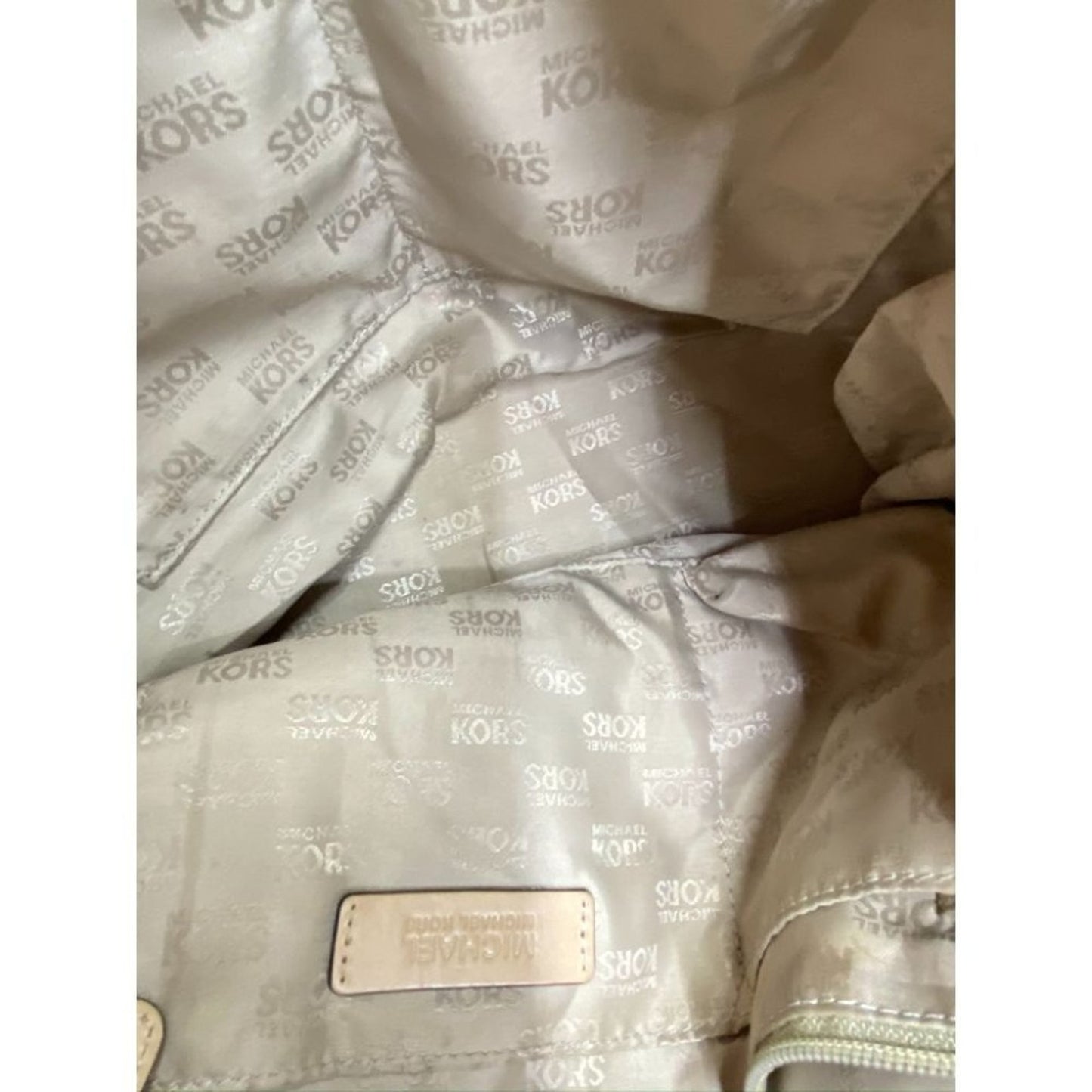 Michael Kors Leather Bag Customized Pink Gold