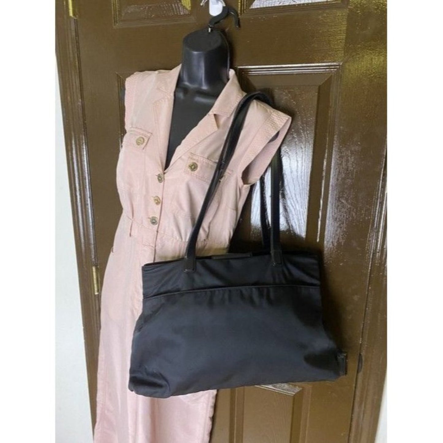 Coach Xl Black Nylon Shoulder Bag