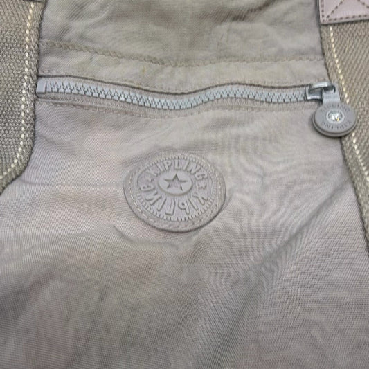Kipling Gray Nylon Satchel