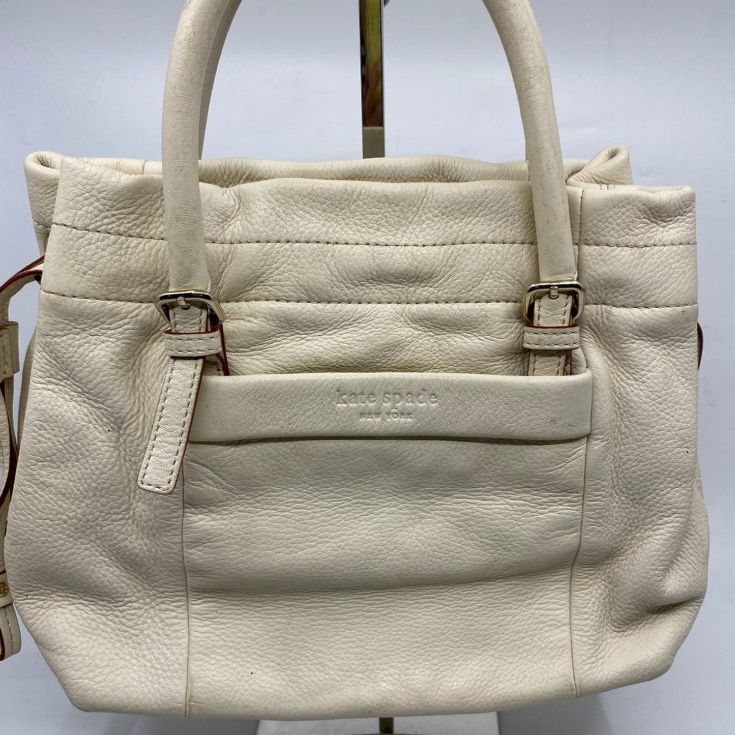 Kate Spade Cream Leather Medium Size Handbag