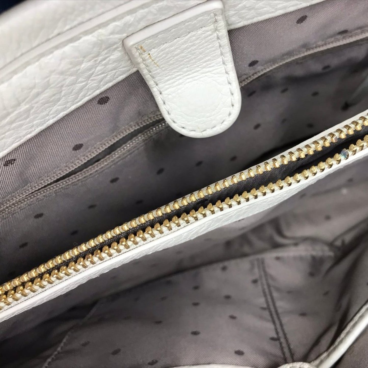 Kate Spade Cream Leather Shoulder Bag