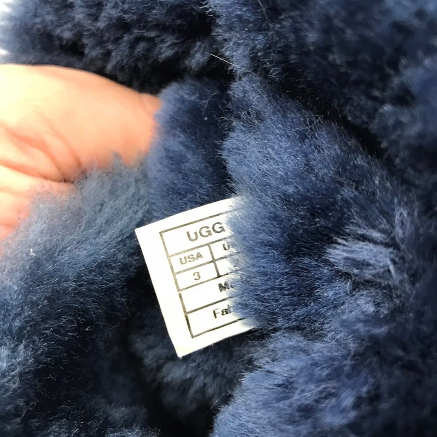 High UGG Dark Blue Boots Size: US 3