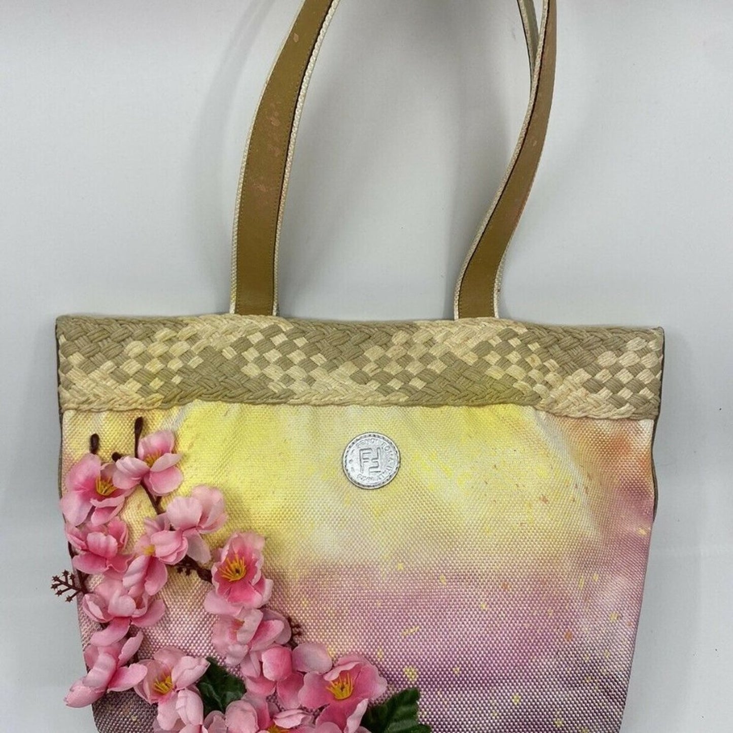 FENDI Vintage Customized large tote bag W/ Multi C