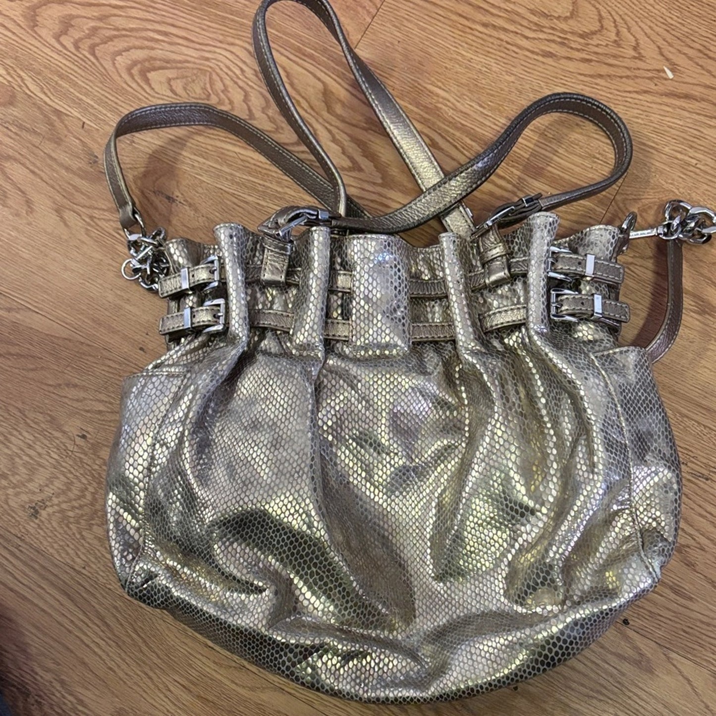 Michael Kors Metallic Gold Shoulder Bag