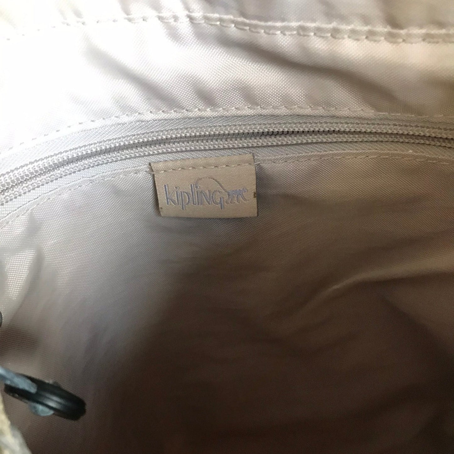Kipling White Nylon Medium Crossbody Bag